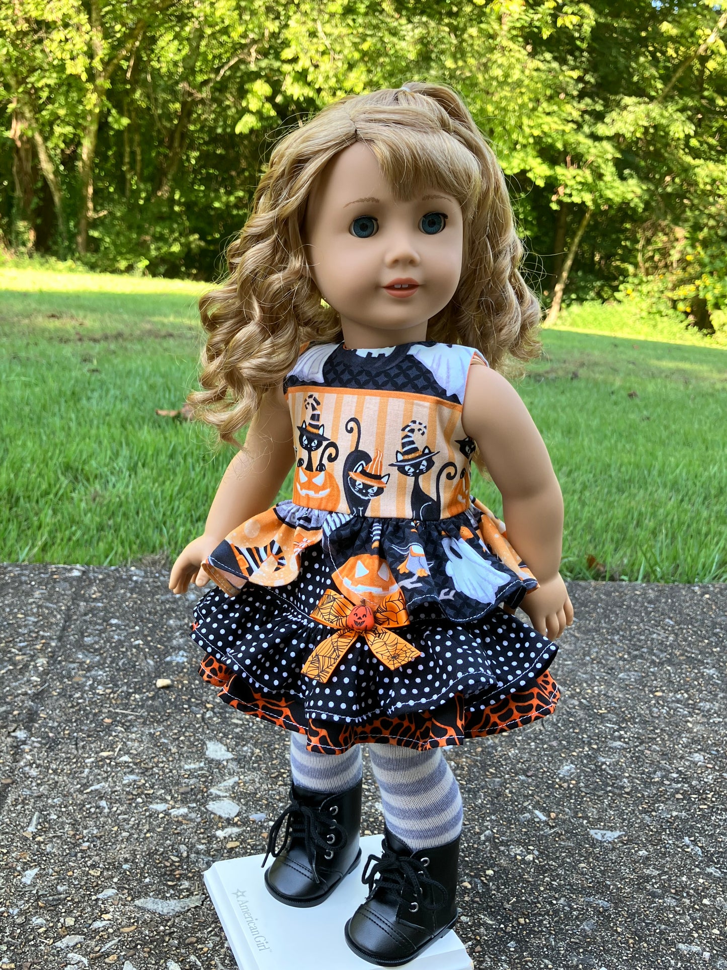 Hocus Pocus Halloween Witch Outfit for 18 Inch American Girl Doll