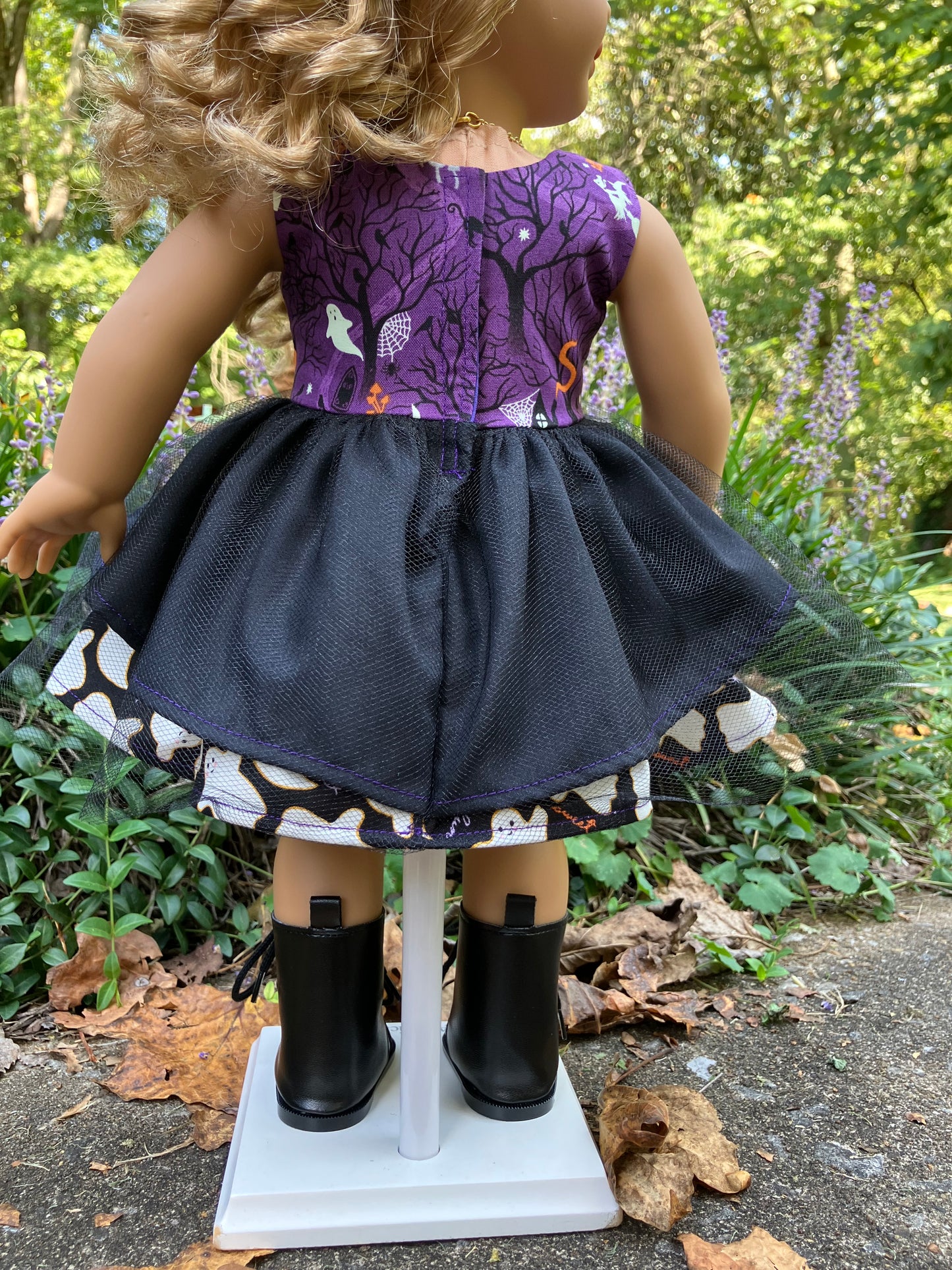 Ghostly Halloween Outfit for 18 Inch American Girl Doll