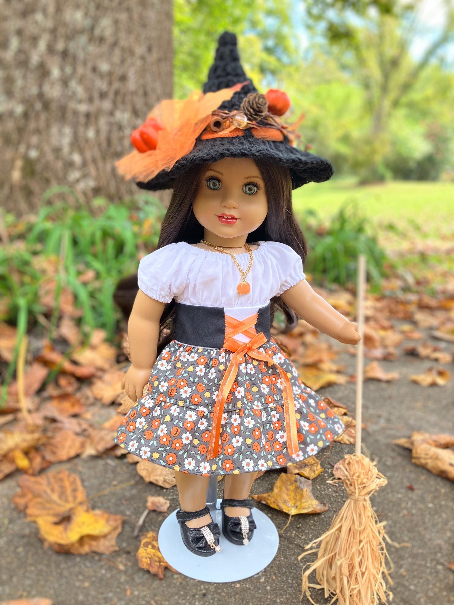 Halloween Witch Outfit for 18 Inch American Girl Doll