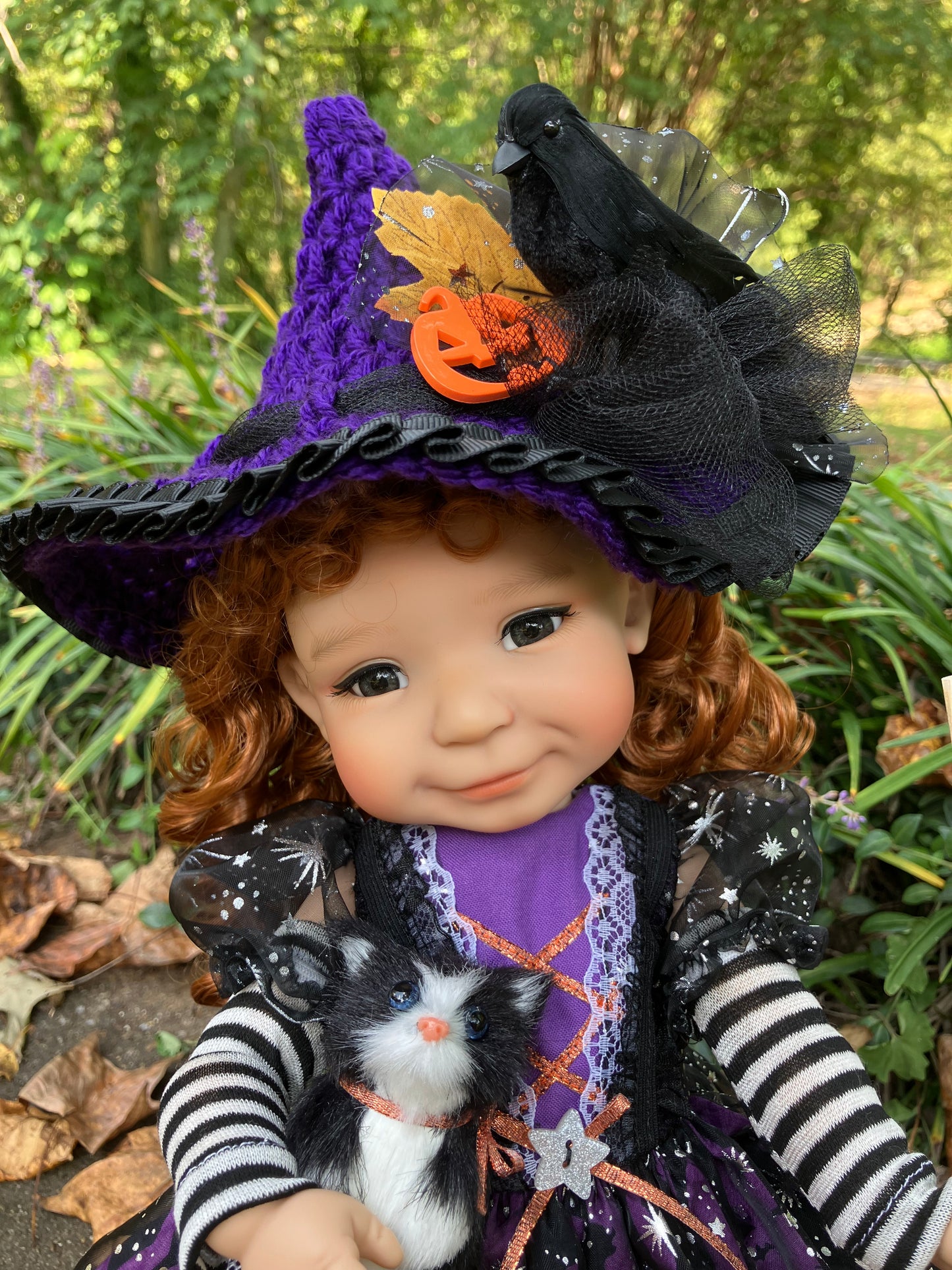 Halloween Witch and Friends Outfit for 15 Inch Meadowdoll Moppet