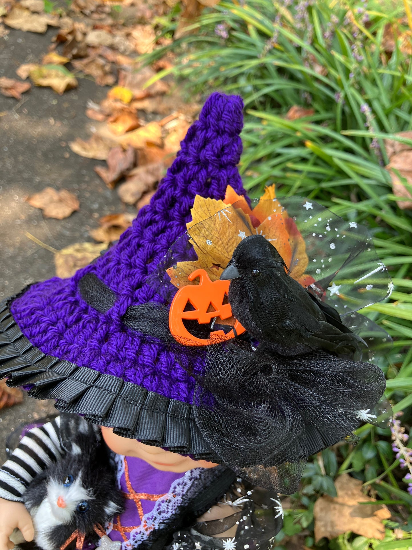 Halloween Witch and Friends Outfit for 15 Inch Meadowdoll Moppet