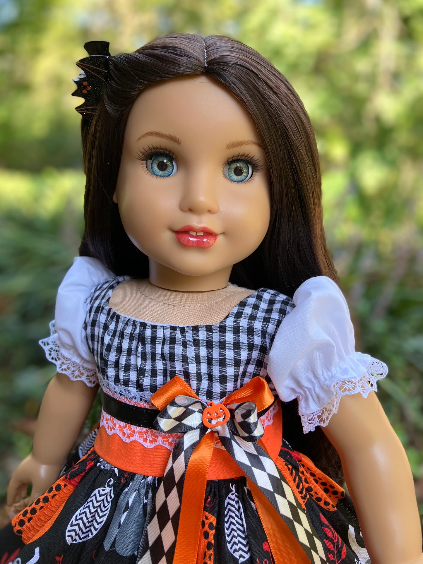 Halloween Pumpkin Patch Outfit for 18 Inch American Girl Doll