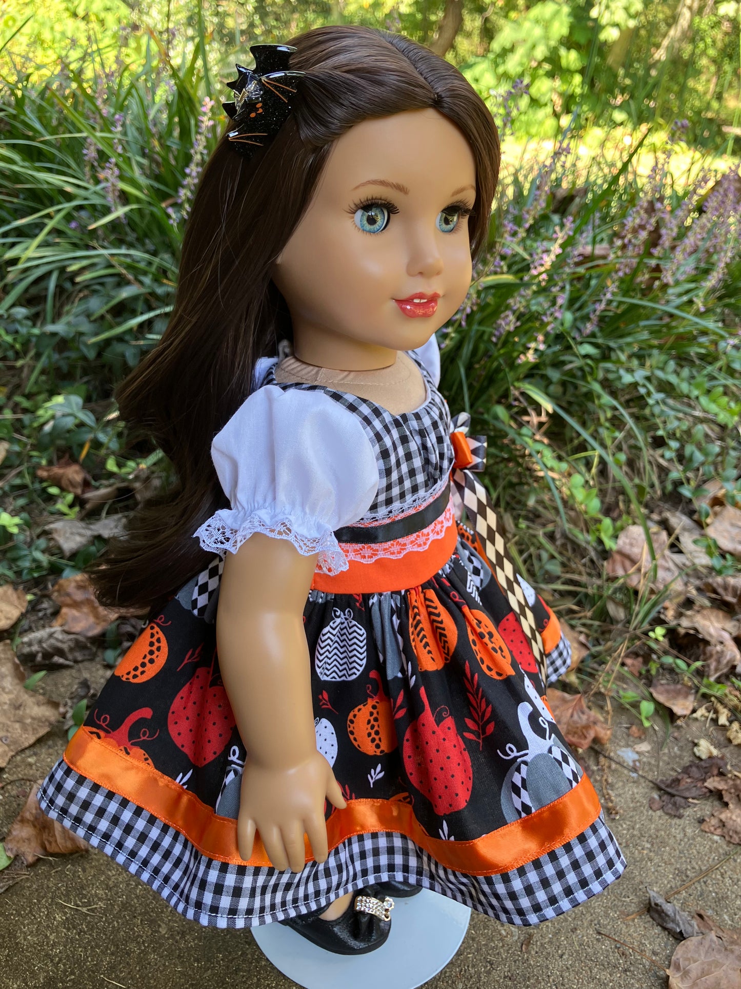 Halloween Pumpkin Patch Outfit for 18 Inch American Girl Doll