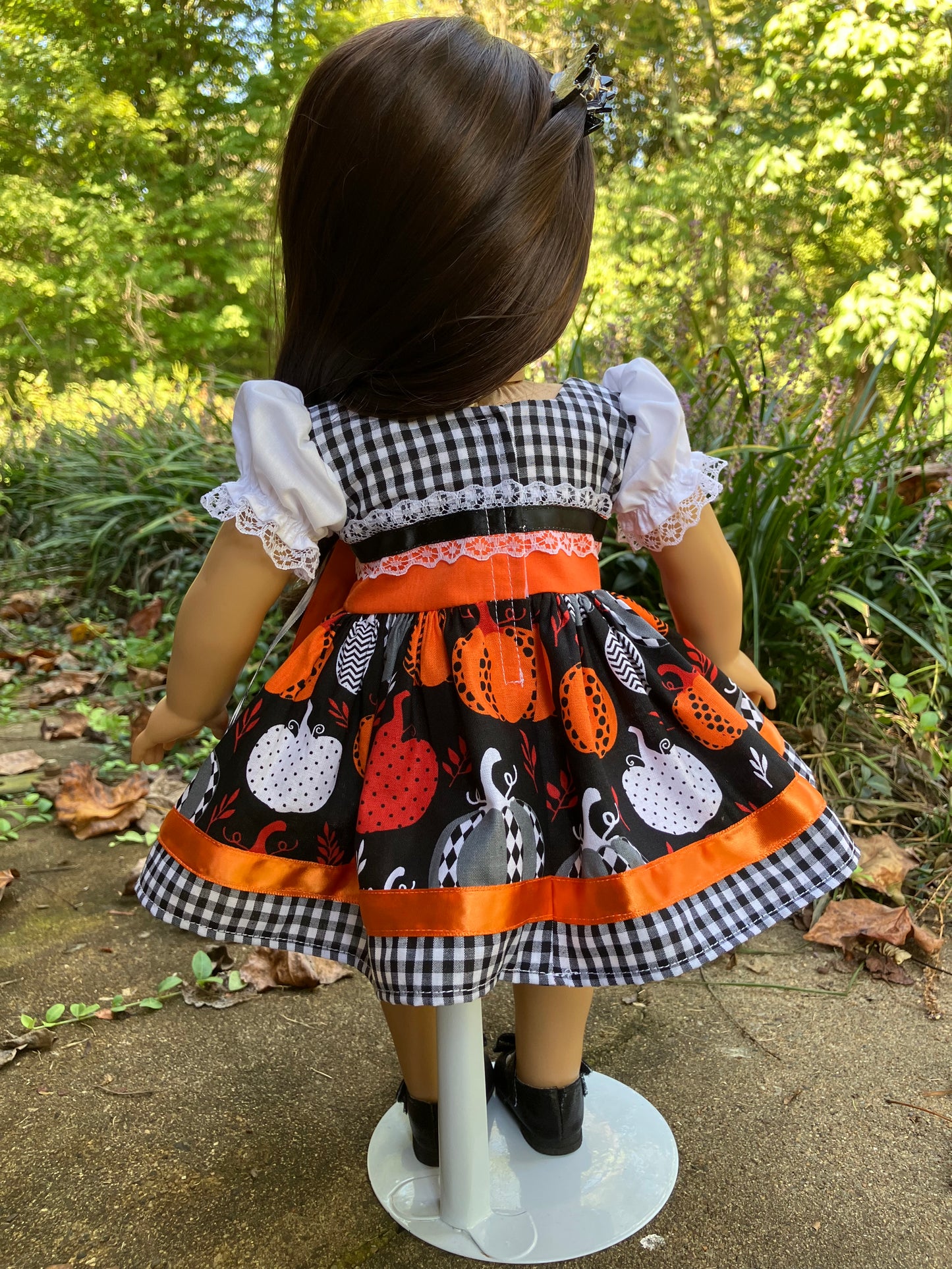 Halloween Pumpkin Patch Outfit for 18 Inch American Girl Doll