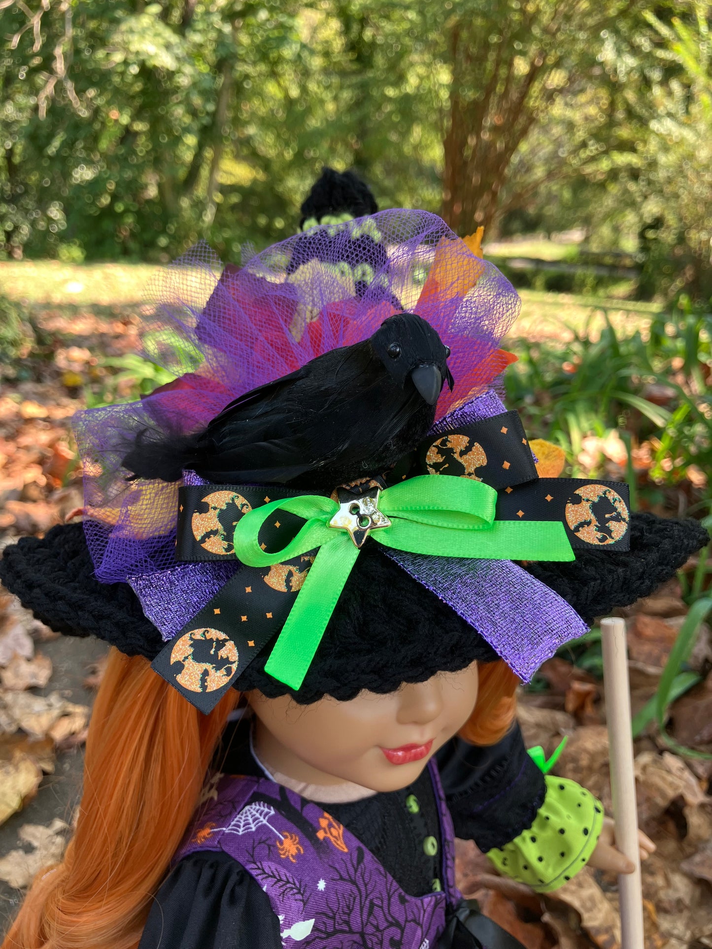 Spooky Halloween Witch Outfit for 18 Inch American Girl Doll