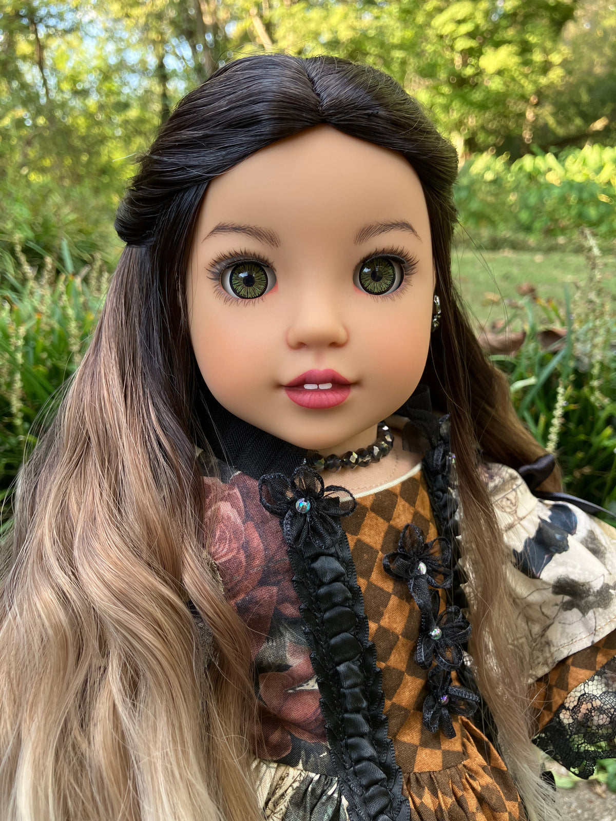 Custom Halloween Witch American Girl Doll - Luna