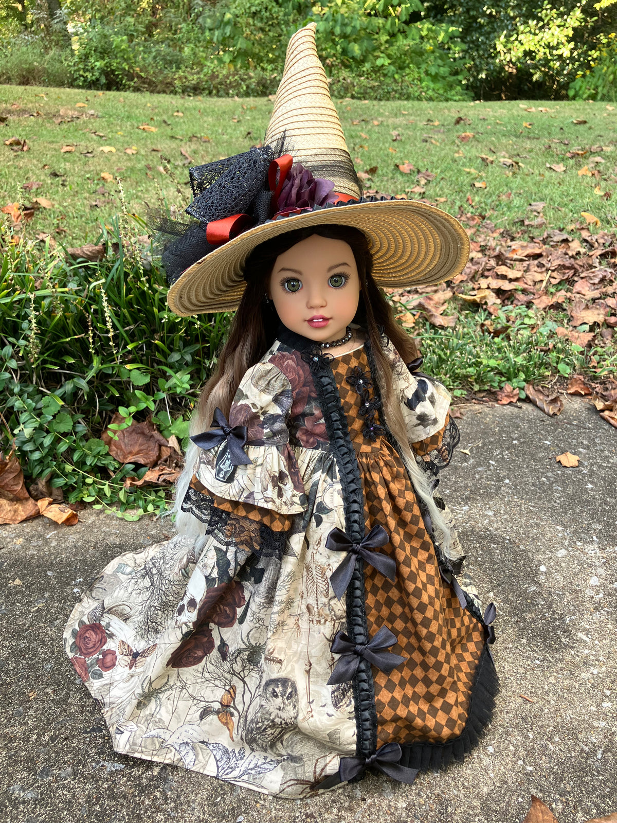 Custom Halloween Witch American Girl Doll - Luna