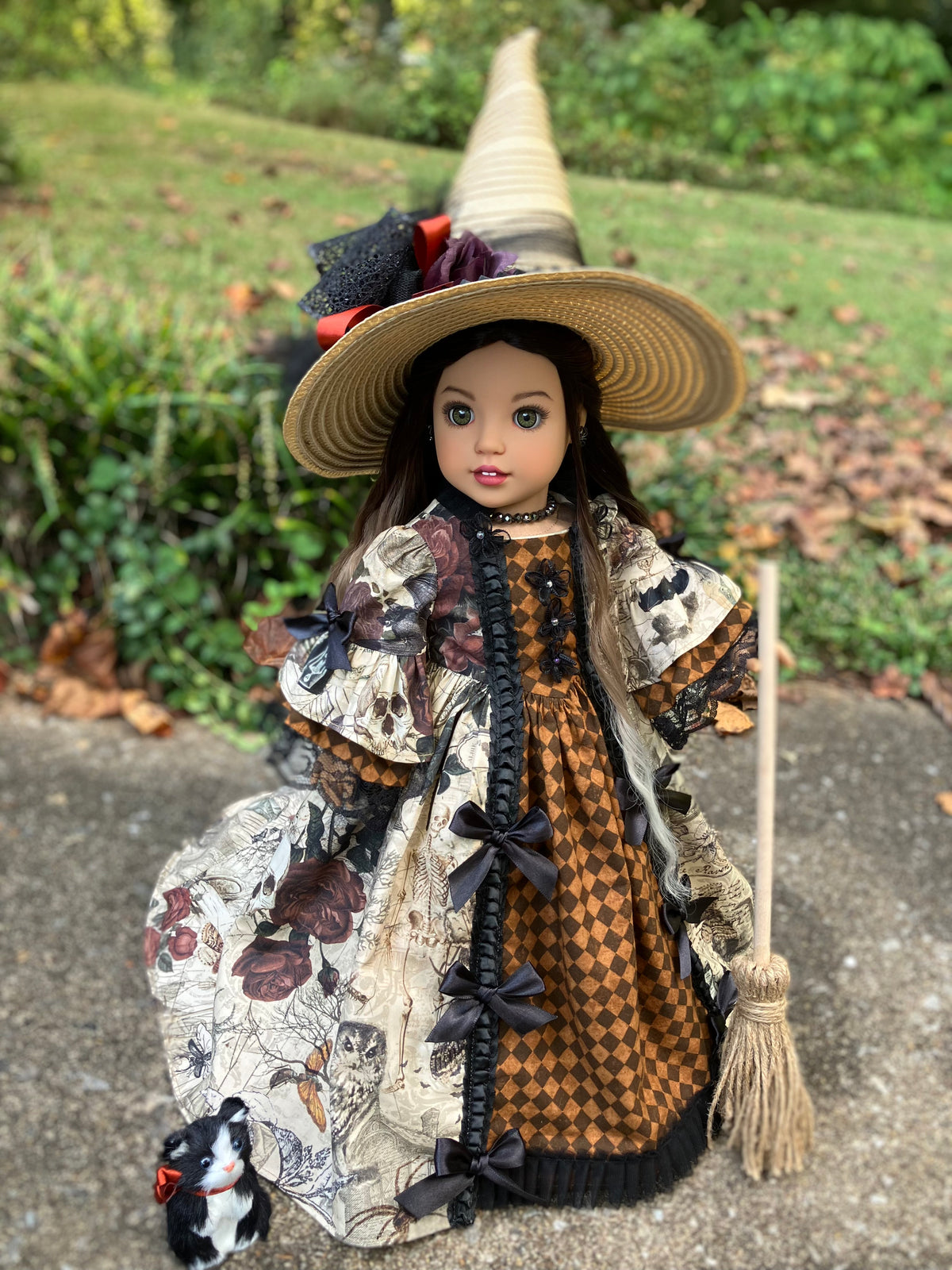 Custom Halloween Witch American Girl Doll - Luna