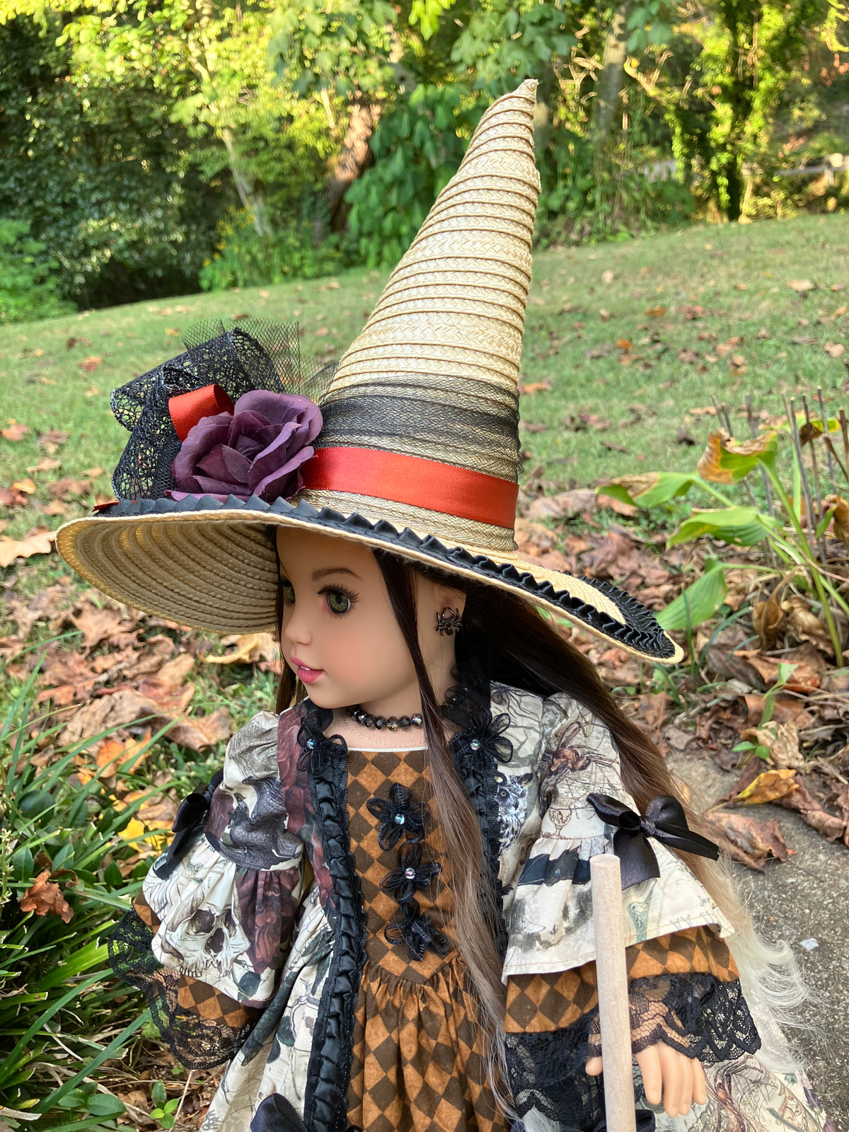 Custom Halloween Witch American Girl Doll - Luna