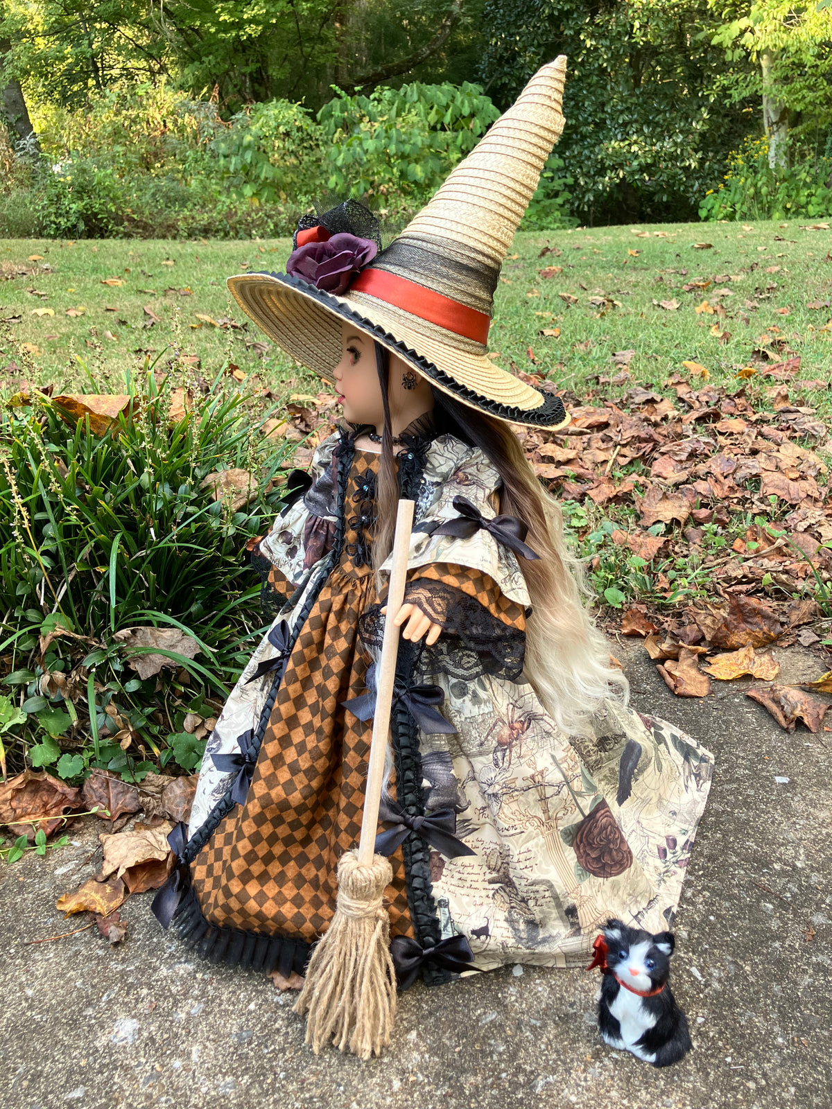 Custom Halloween Witch American Girl Doll - Luna