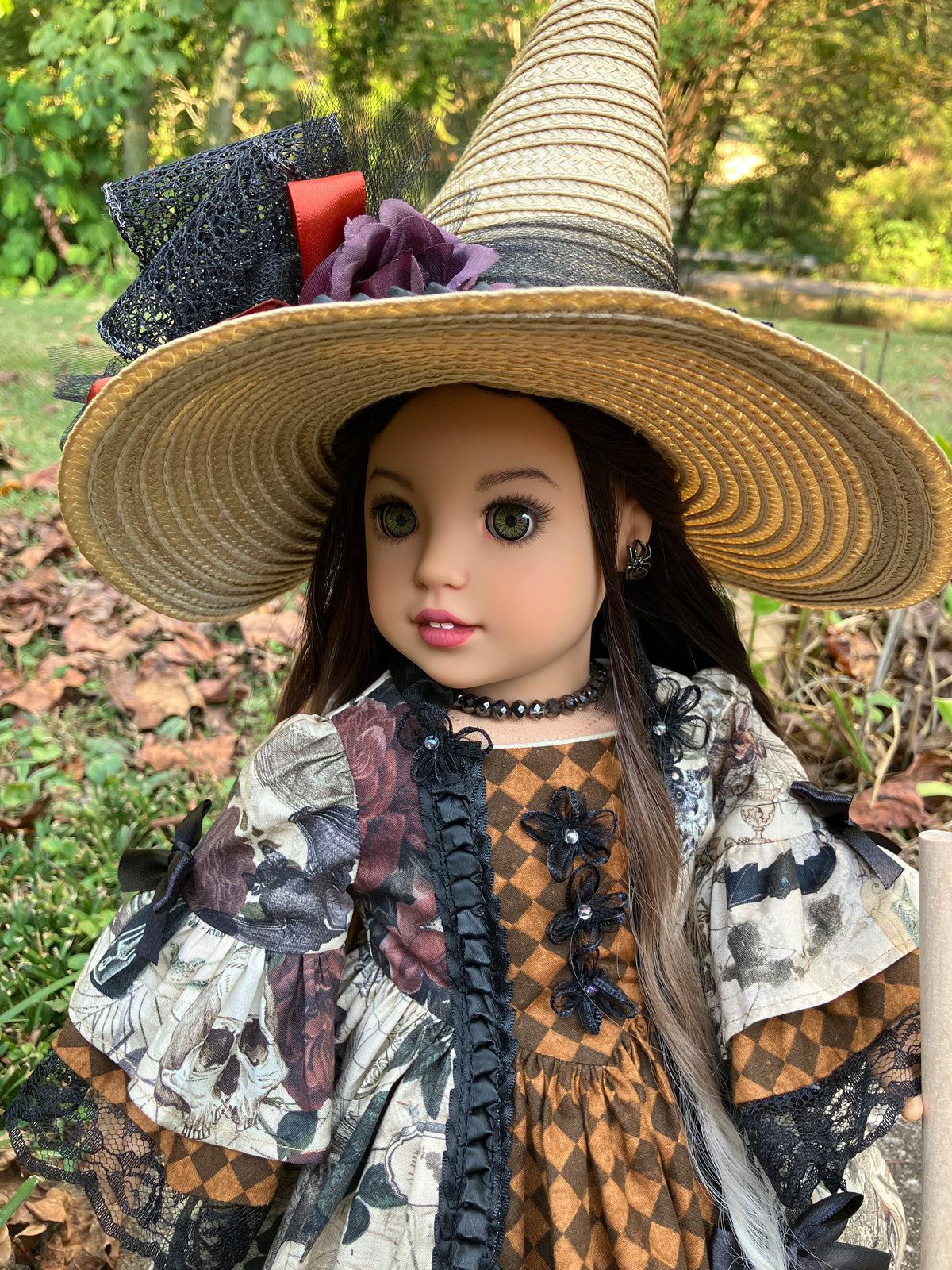 Custom Halloween Witch American Girl Doll - Luna