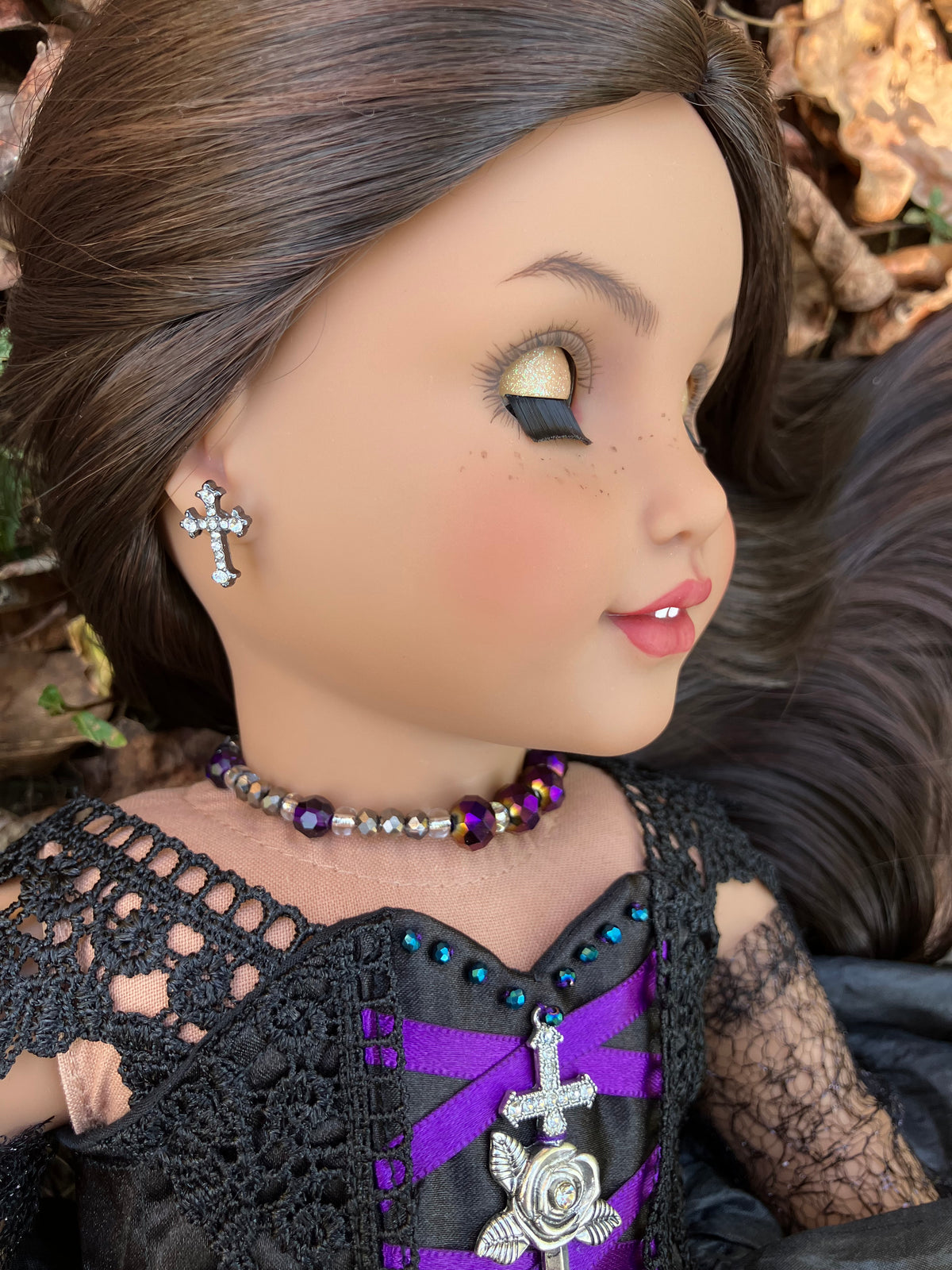 Custom Halloween Witch American Girl Doll - Nightshade