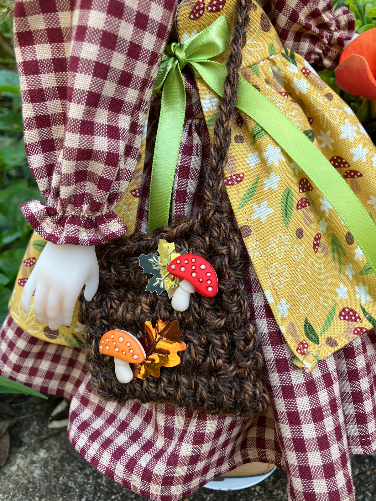 Woodland Witch Custom Halloween Ruby Red Fashion Friends Doll - Chrysanthemum