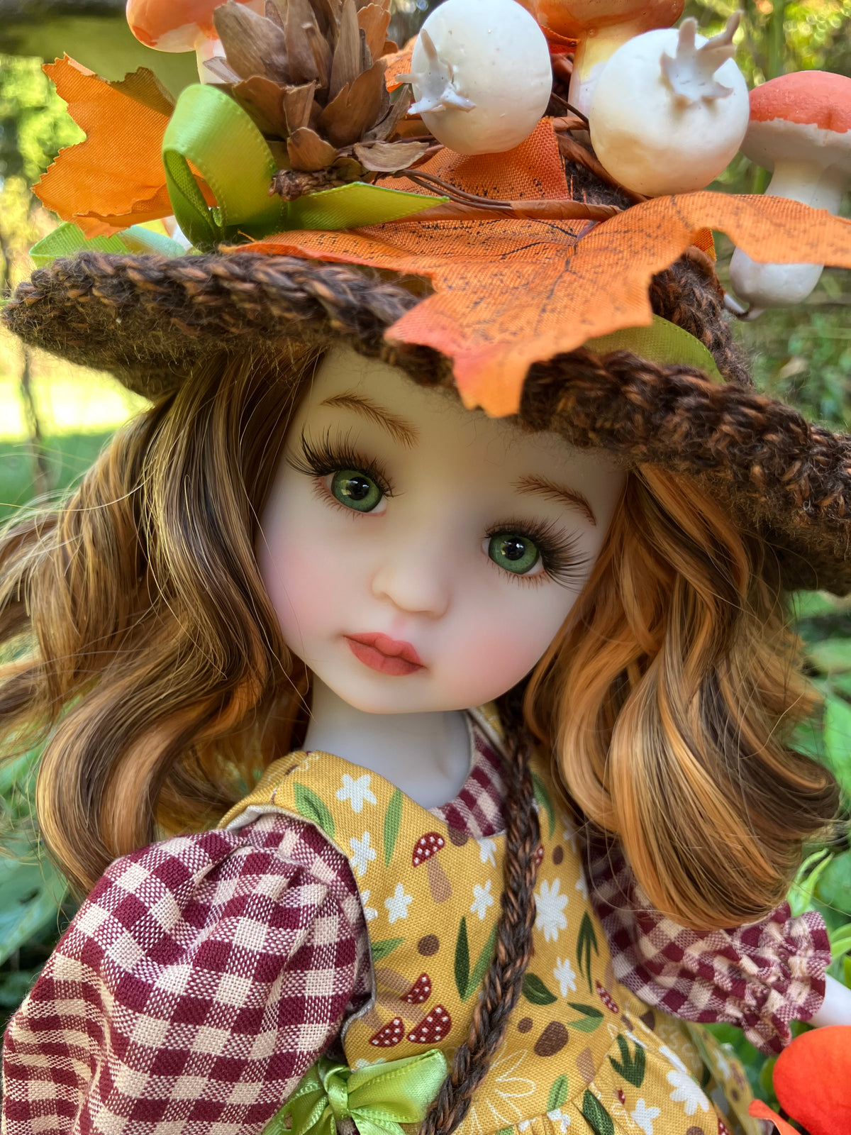 Woodland Witch Custom Halloween Ruby Red Fashion Friends Doll - Chrysanthemum