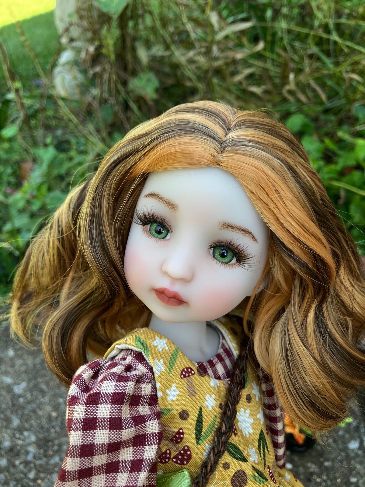 Woodland Witch Custom Halloween Ruby Red Fashion Friends Doll - Chrysanthemum