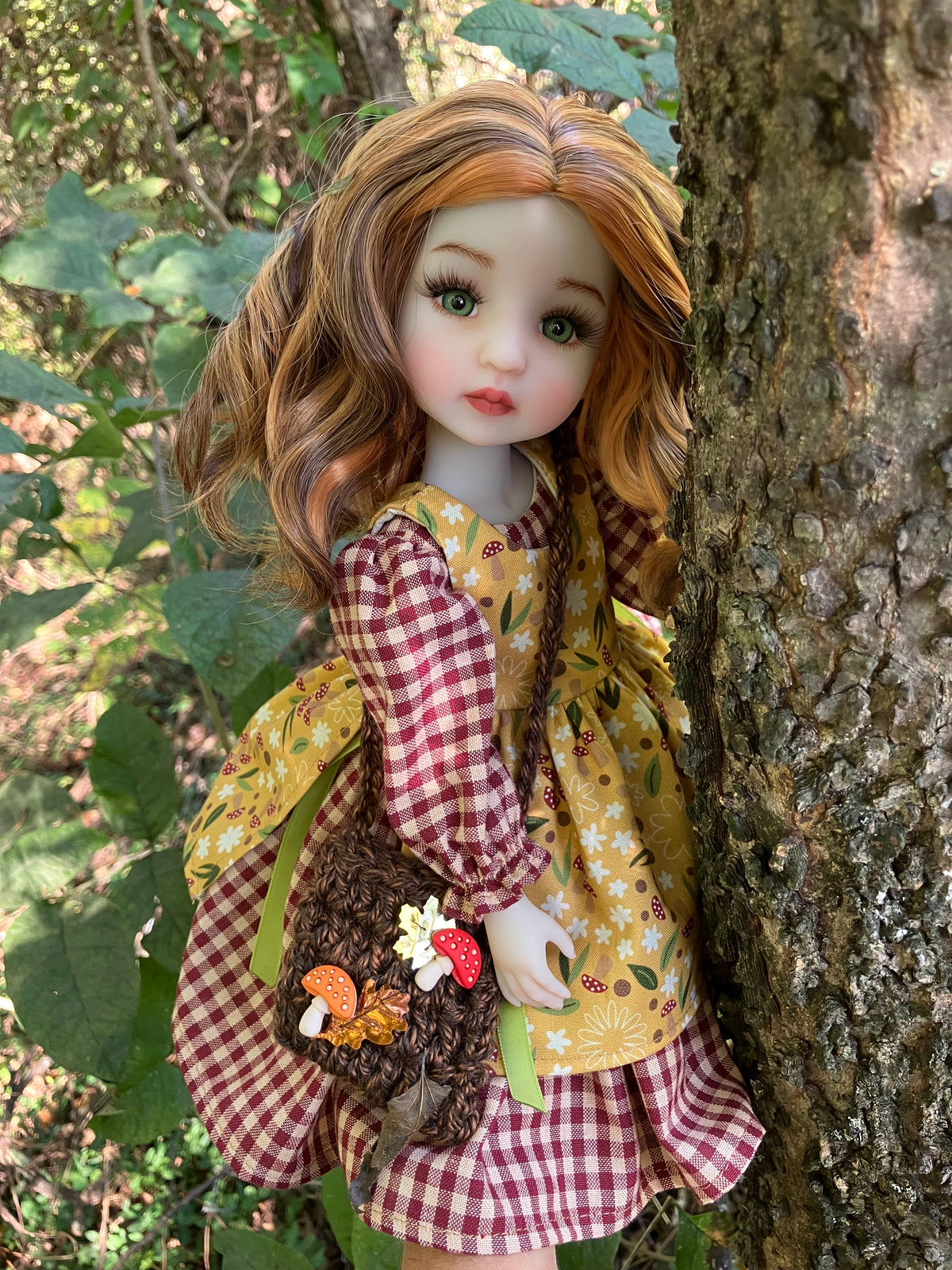 Woodland Witch Custom Halloween Ruby Red Fashion Friends Doll - Chrysanthemum