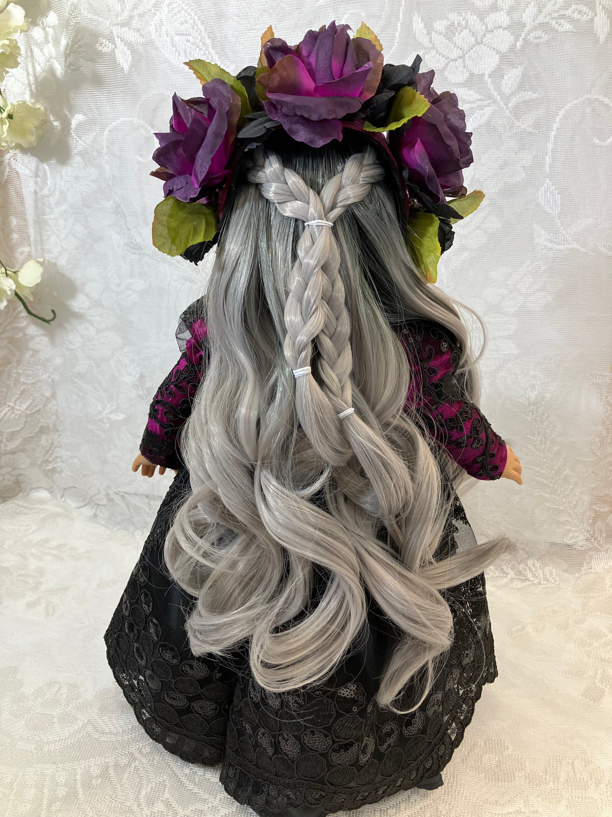 Custom Halloween Day of the Dead American Girl Doll - Rosa