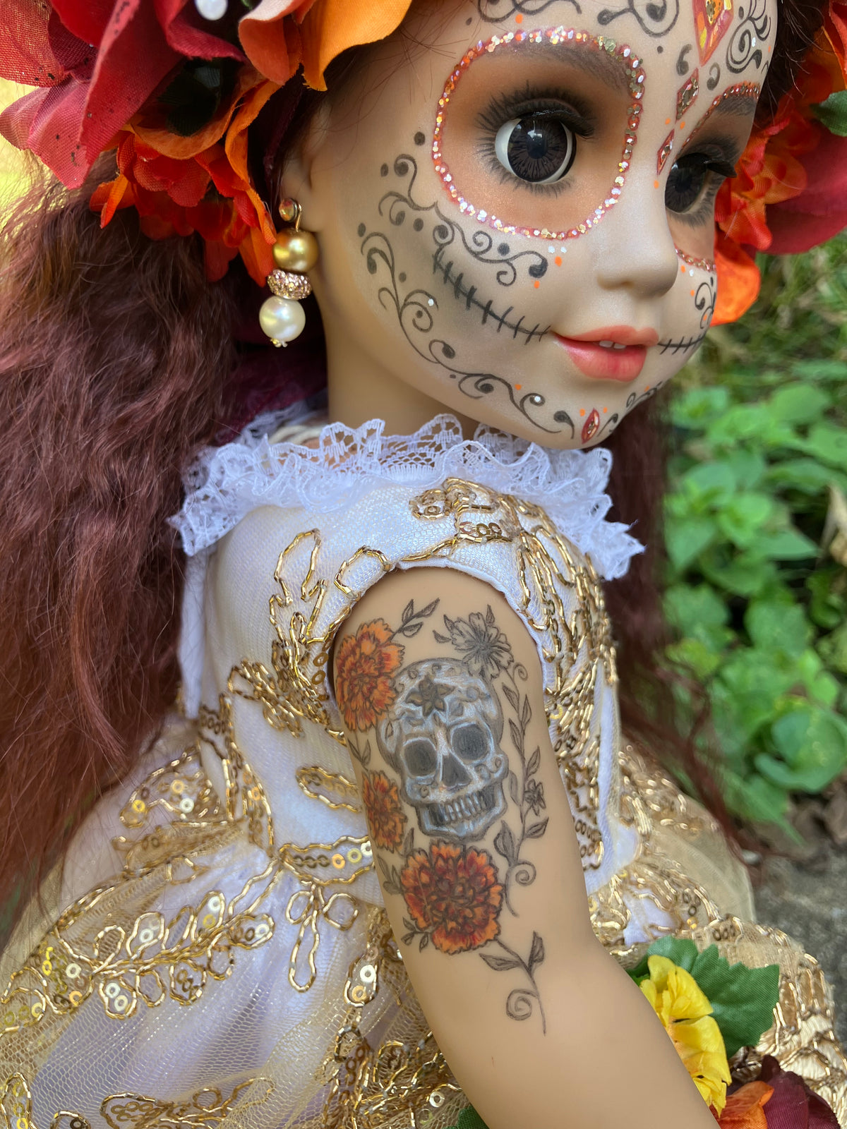Custom Day of the Dead American Girl Doll - Citrina