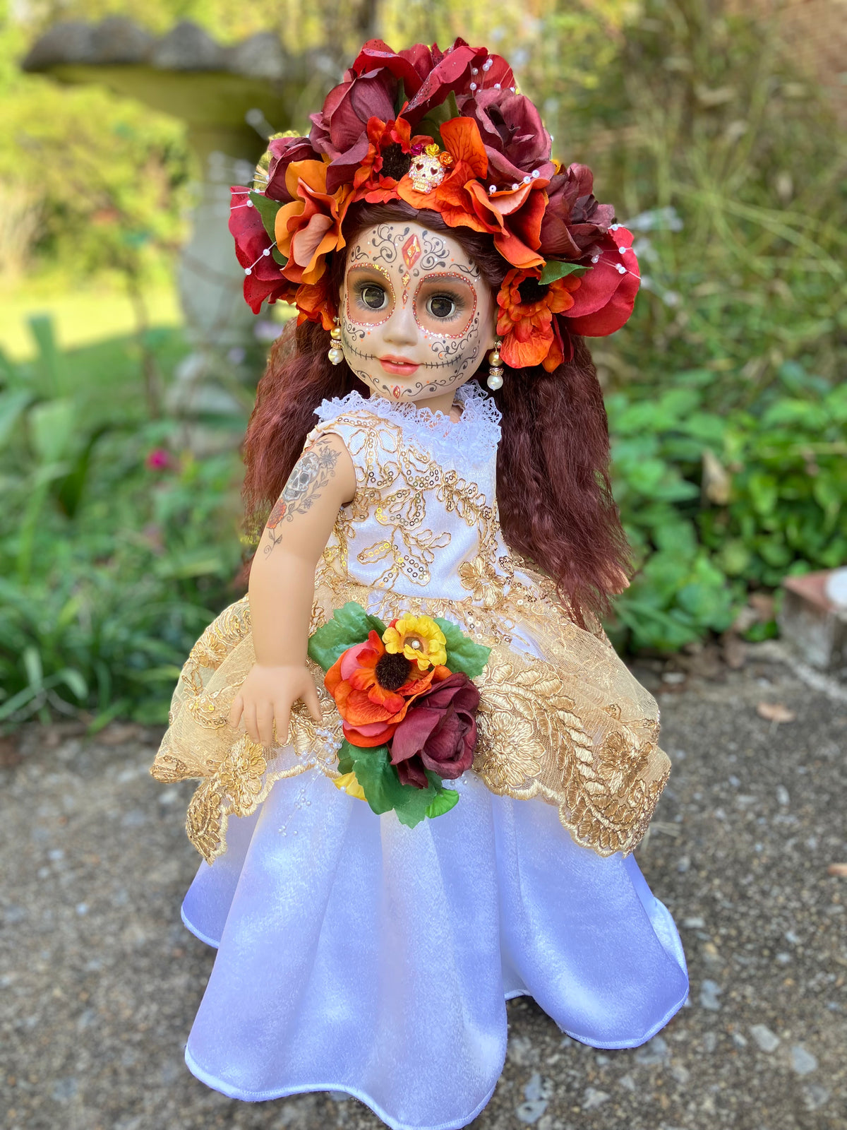 Custom Day of the Dead American Girl Doll - Citrina