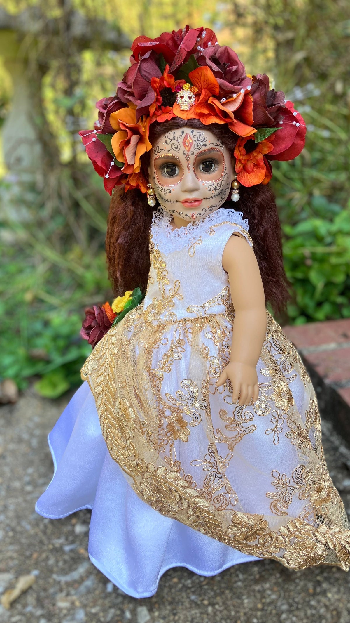 Custom Day of the Dead American Girl Doll - Citrina