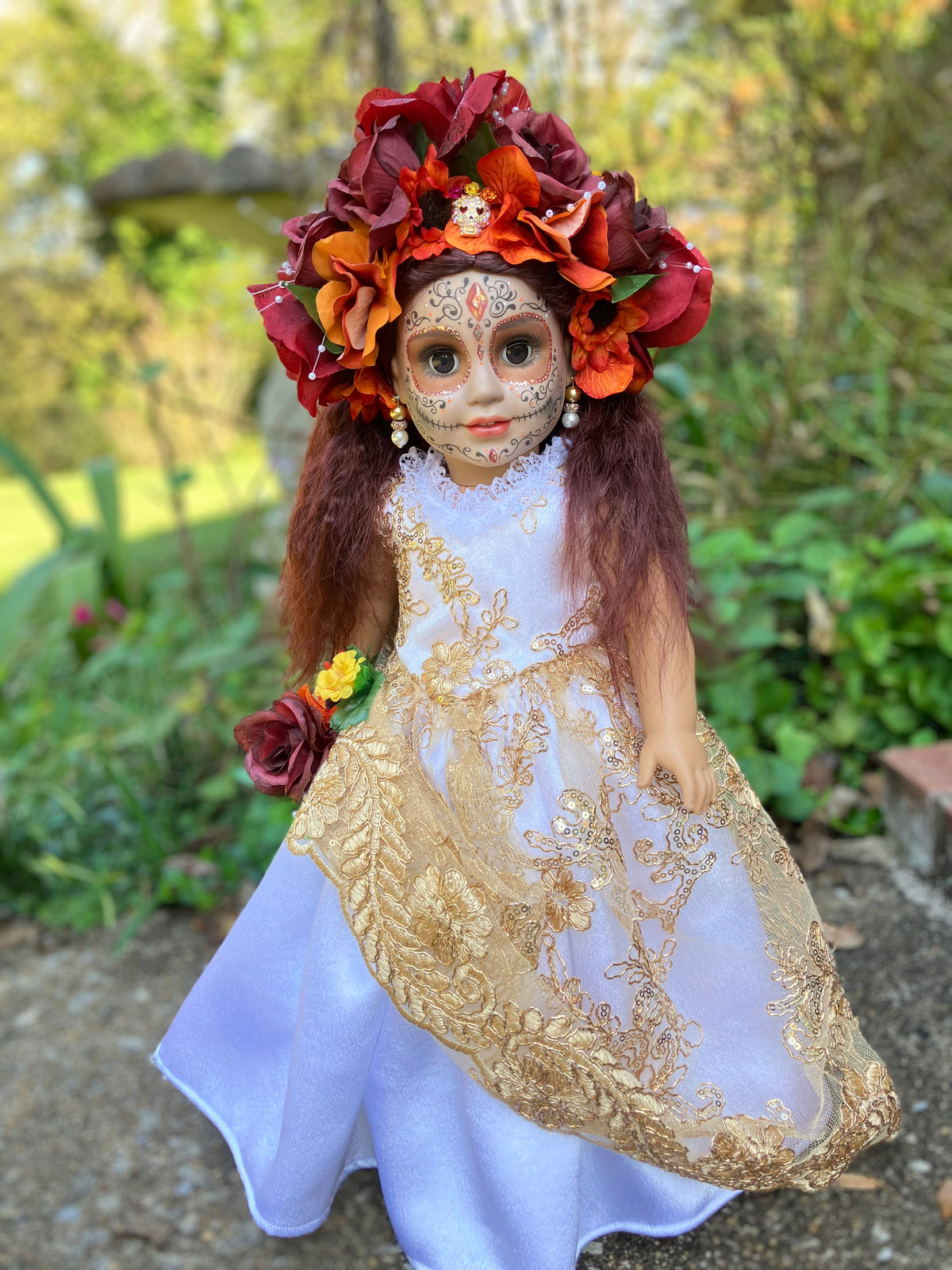 Custom Day of the Dead American Girl Doll - Citrina