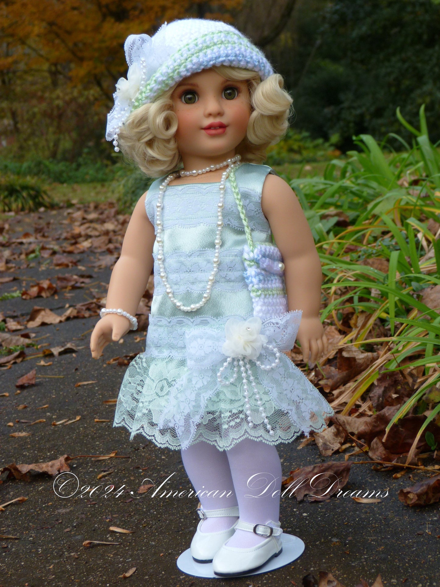 OOAK 1920s Flapper American Girl Custom Doll - Jeanie