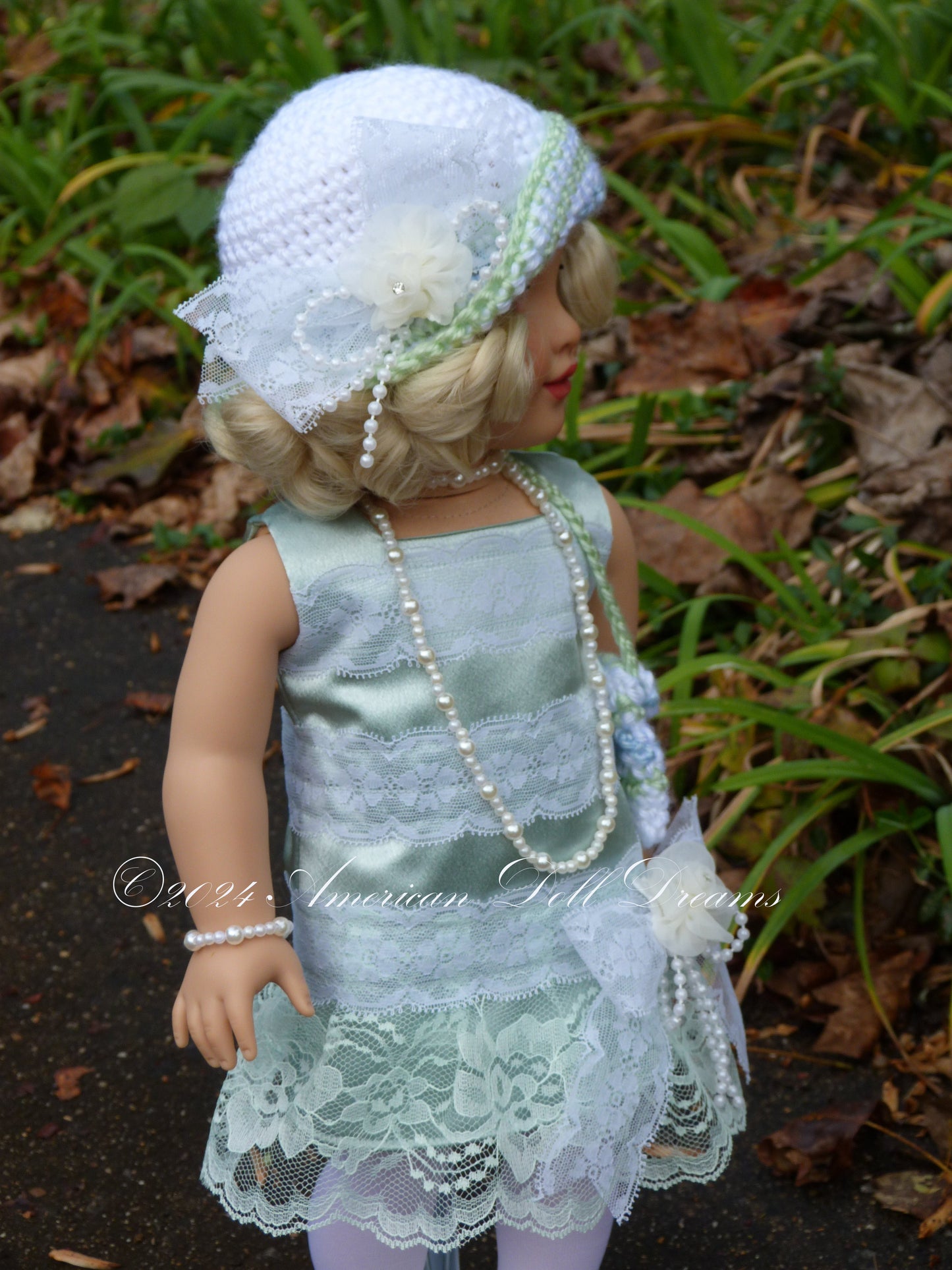 OOAK 1920s Flapper American Girl Custom Doll - Jeanie