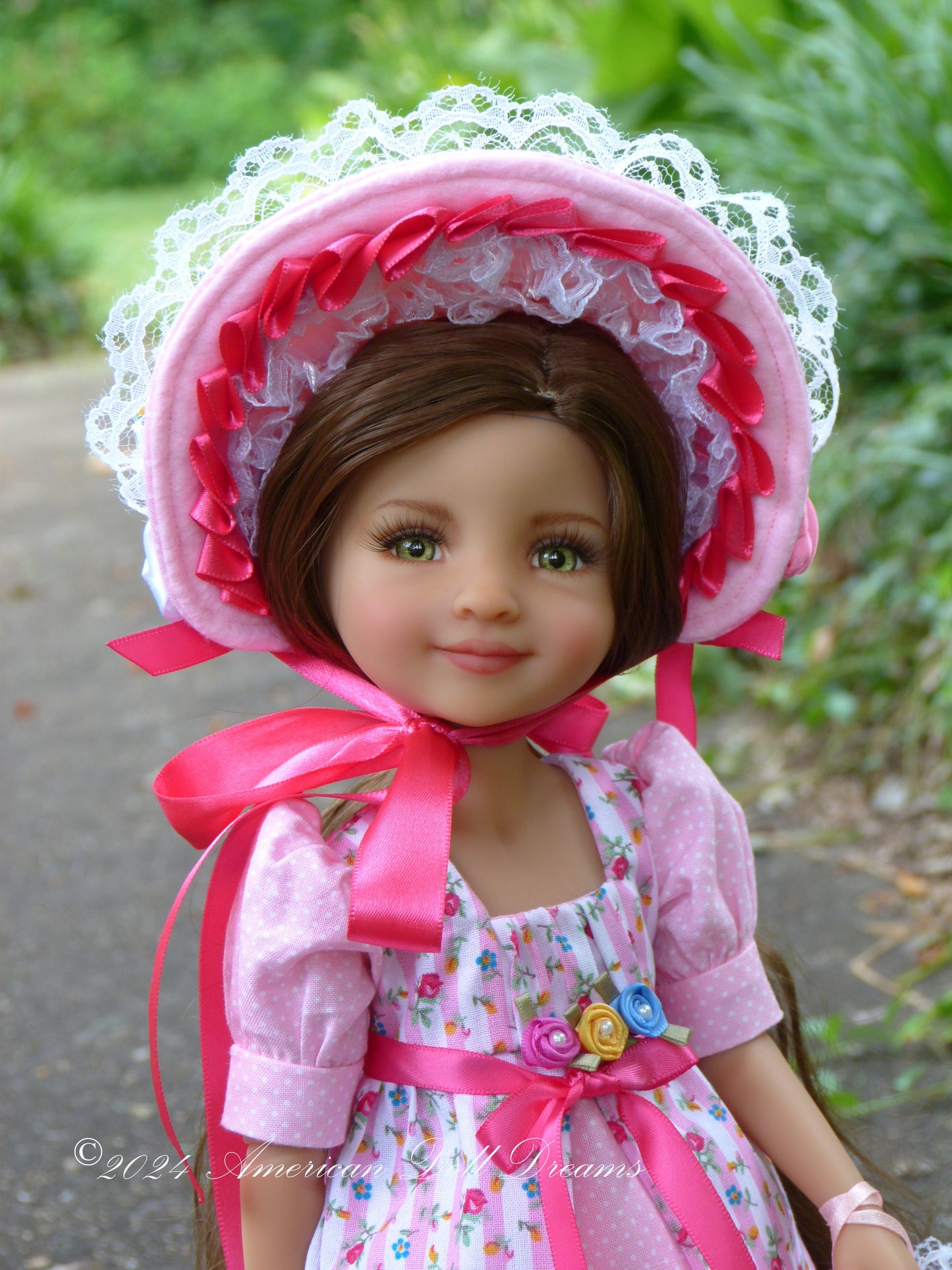 OOAK Alison Custom Ruby Red Fashion Friends 14.5 Inch Doll Repaint