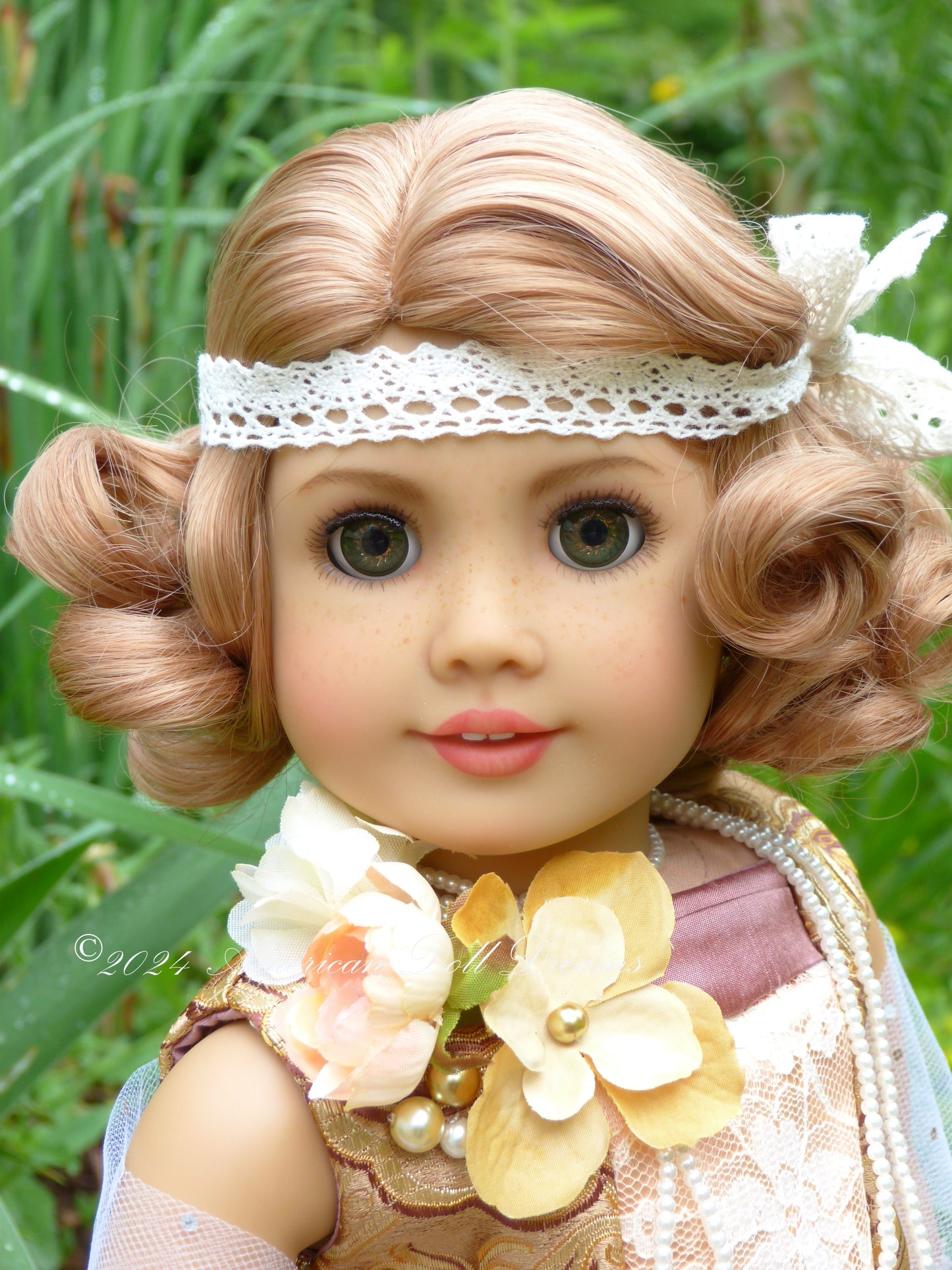 OOAK American Girl 18 Inch Custom Doll Ginger