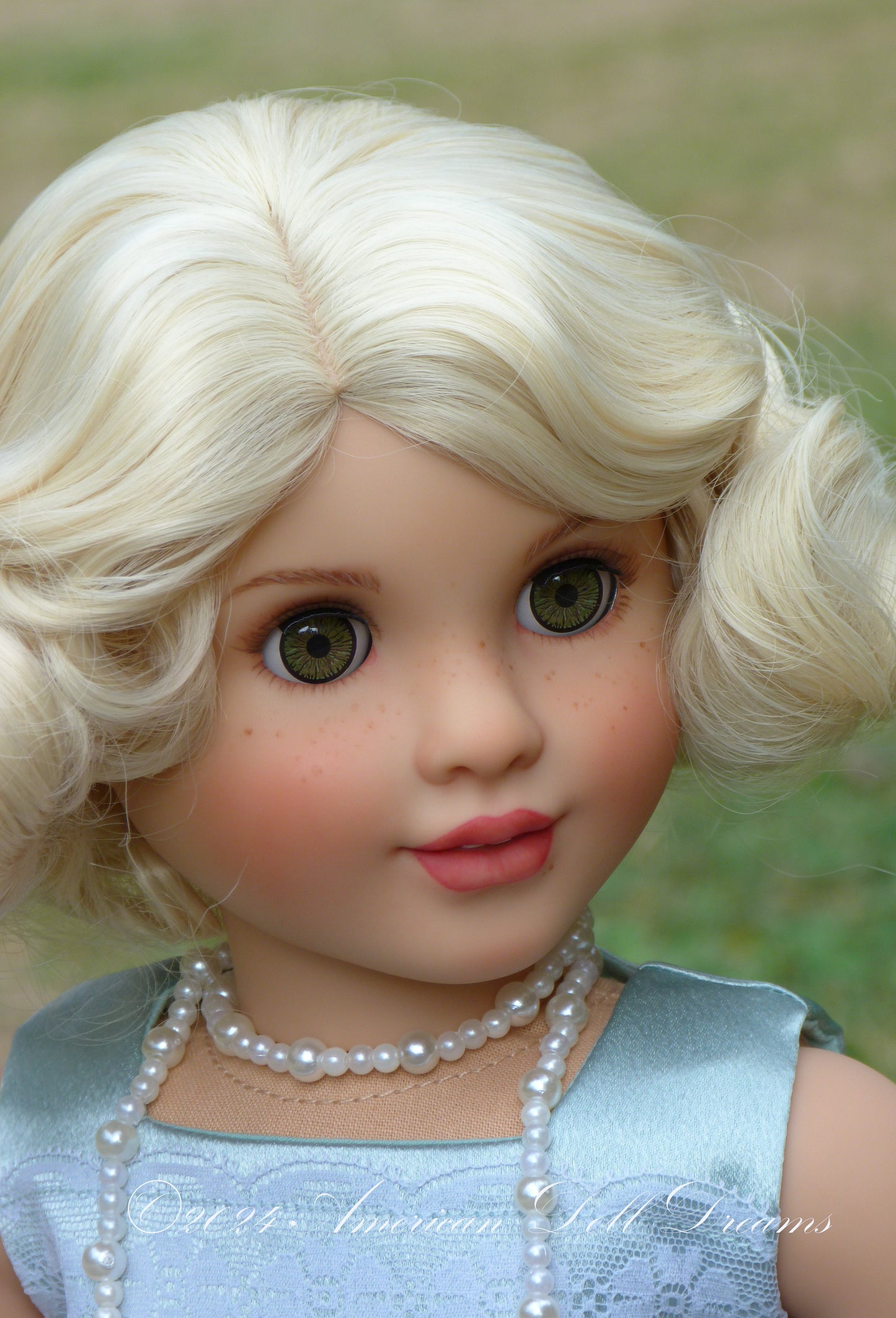 OOAK 1920s Flapper American Girl Custom Doll - Jeanie