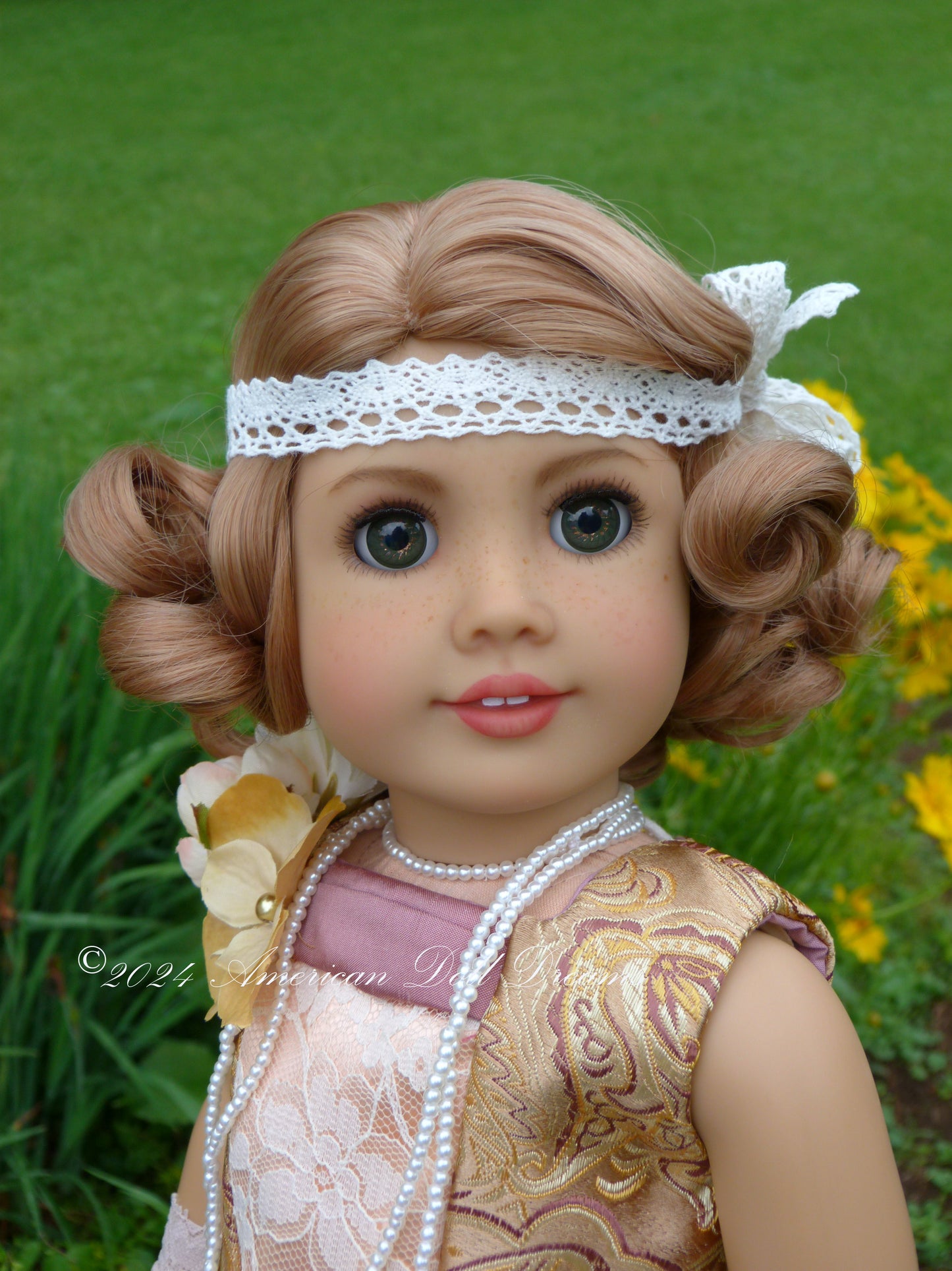 OOAK American Girl 18 Inch Custom Doll Ginger