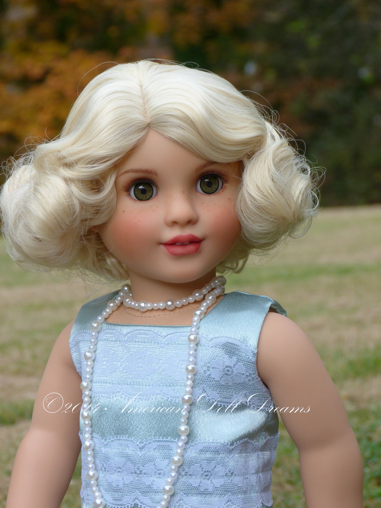 OOAK 1920s Flapper American Girl Custom Doll - Jeanie