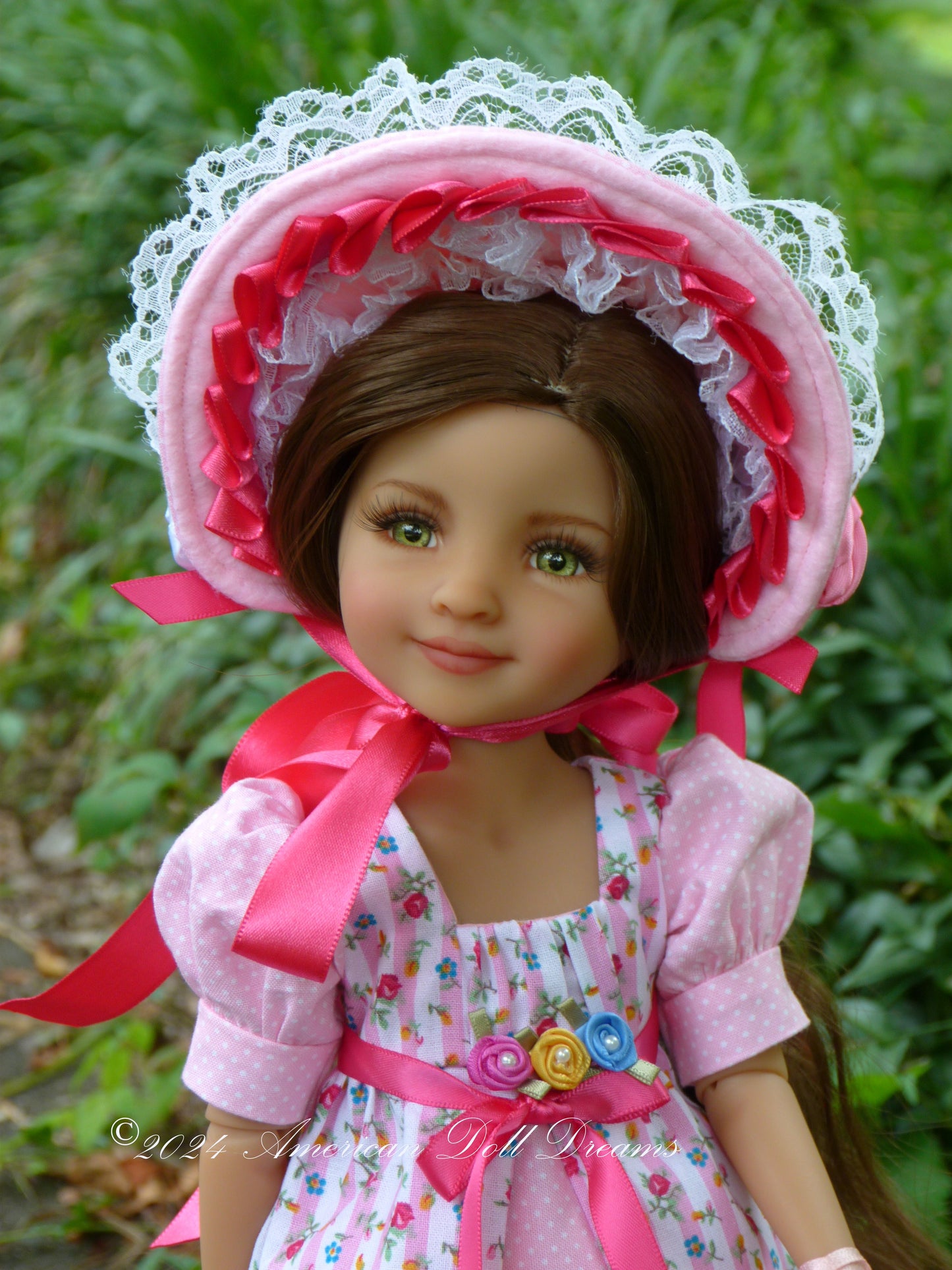 OOAK Alison Custom Ruby Red Fashion Friends 14.5 Inch Doll Repaint