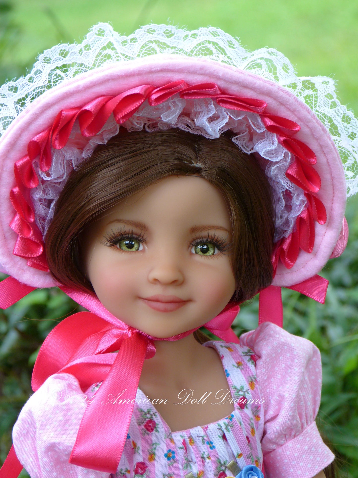 OOAK Alison Custom Ruby Red Fashion Friends 14.5 Inch Doll Repaint