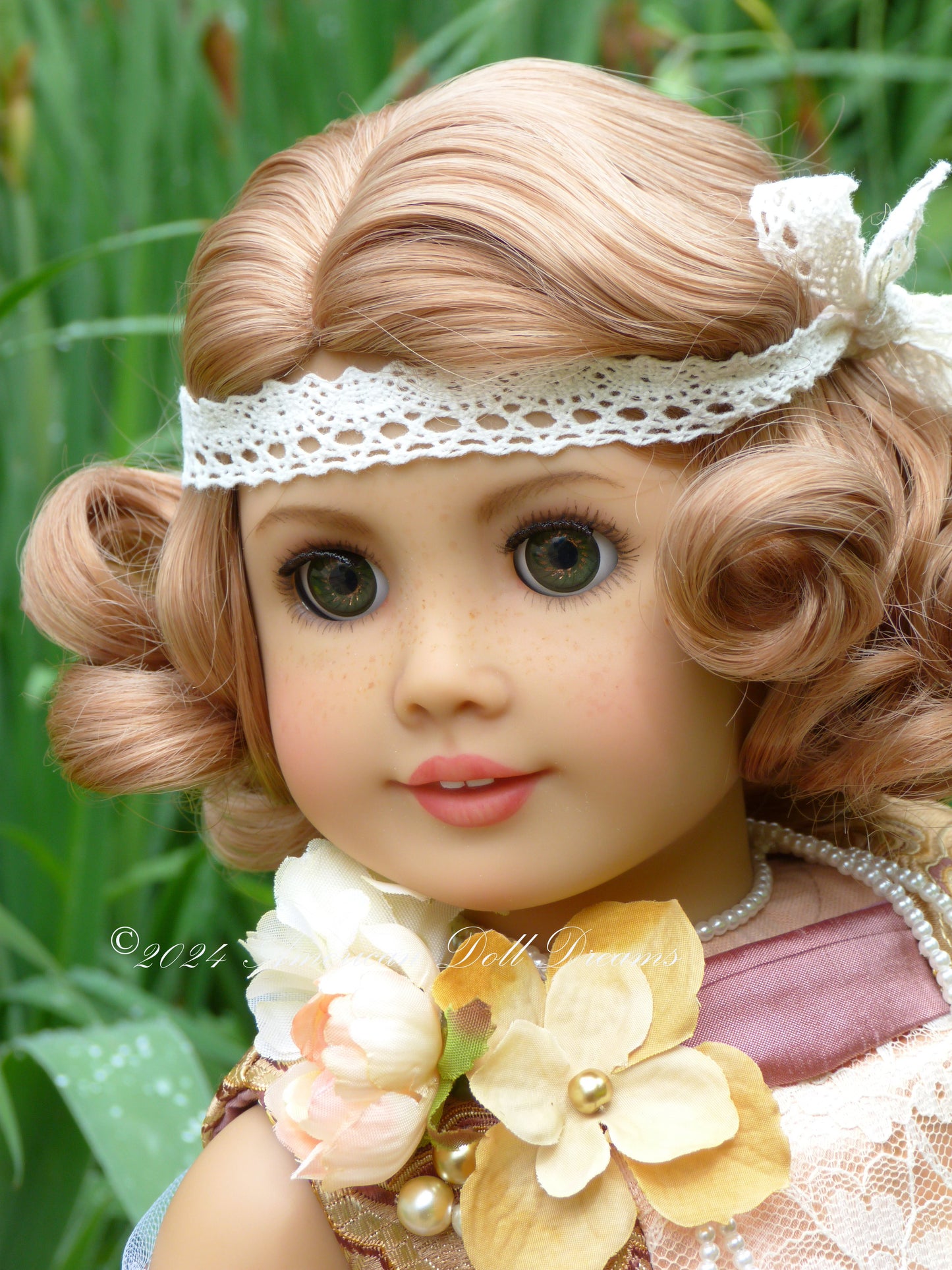 OOAK American Girl 18 Inch Custom Doll Ginger