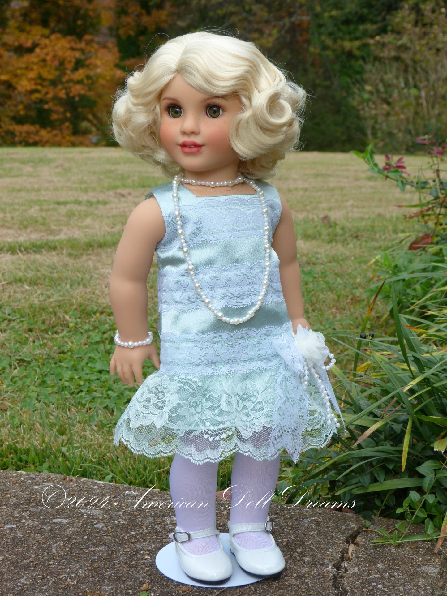 OOAK 1920s Flapper American Girl Custom Doll - Jeanie