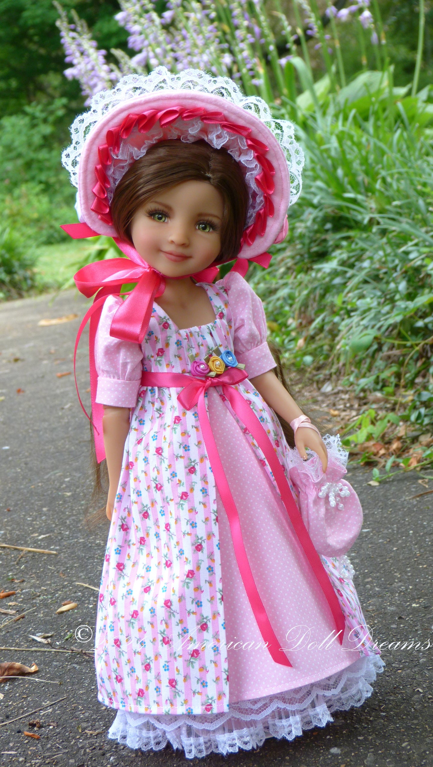 OOAK Alison Custom Ruby Red Fashion Friends 14.5 Inch Doll Repaint