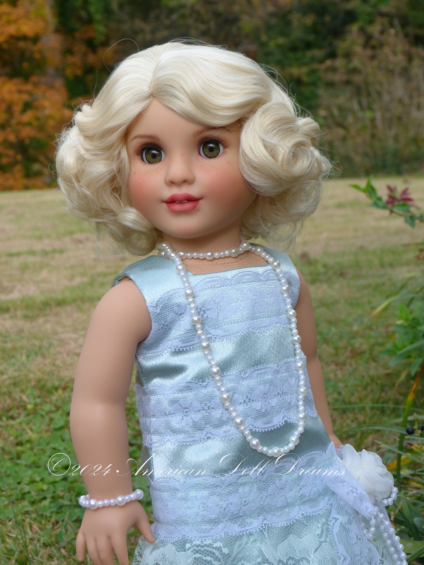 OOAK 1920s Flapper American Girl Custom Doll - Jeanie