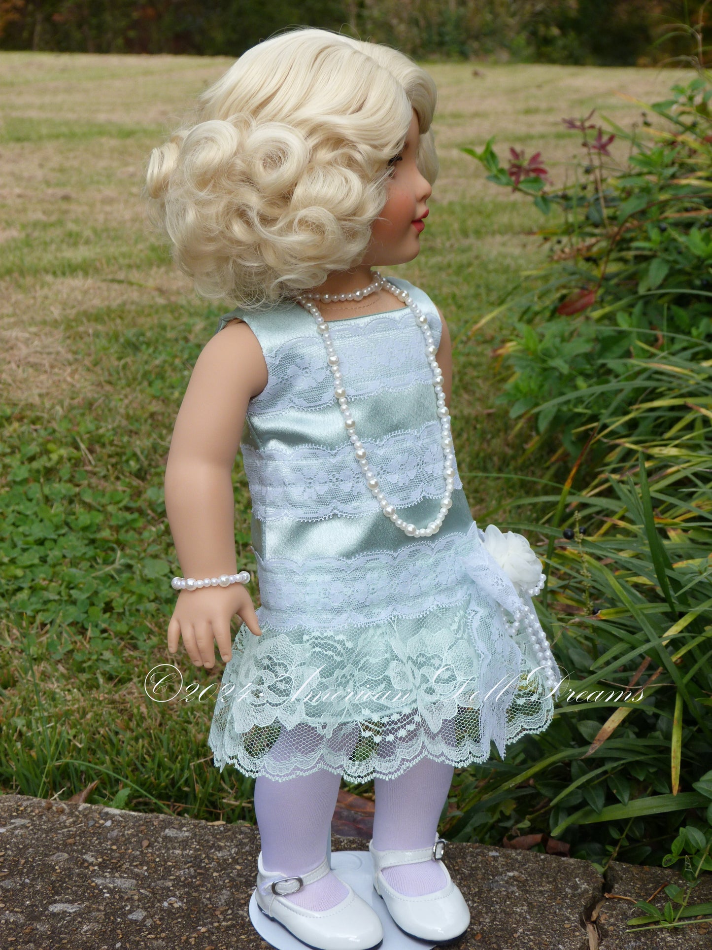 OOAK 1920s Flapper American Girl Custom Doll - Jeanie