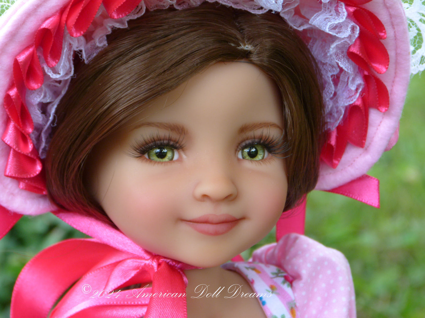 OOAK Alison Custom Ruby Red Fashion Friends 14.5 Inch Doll Repaint