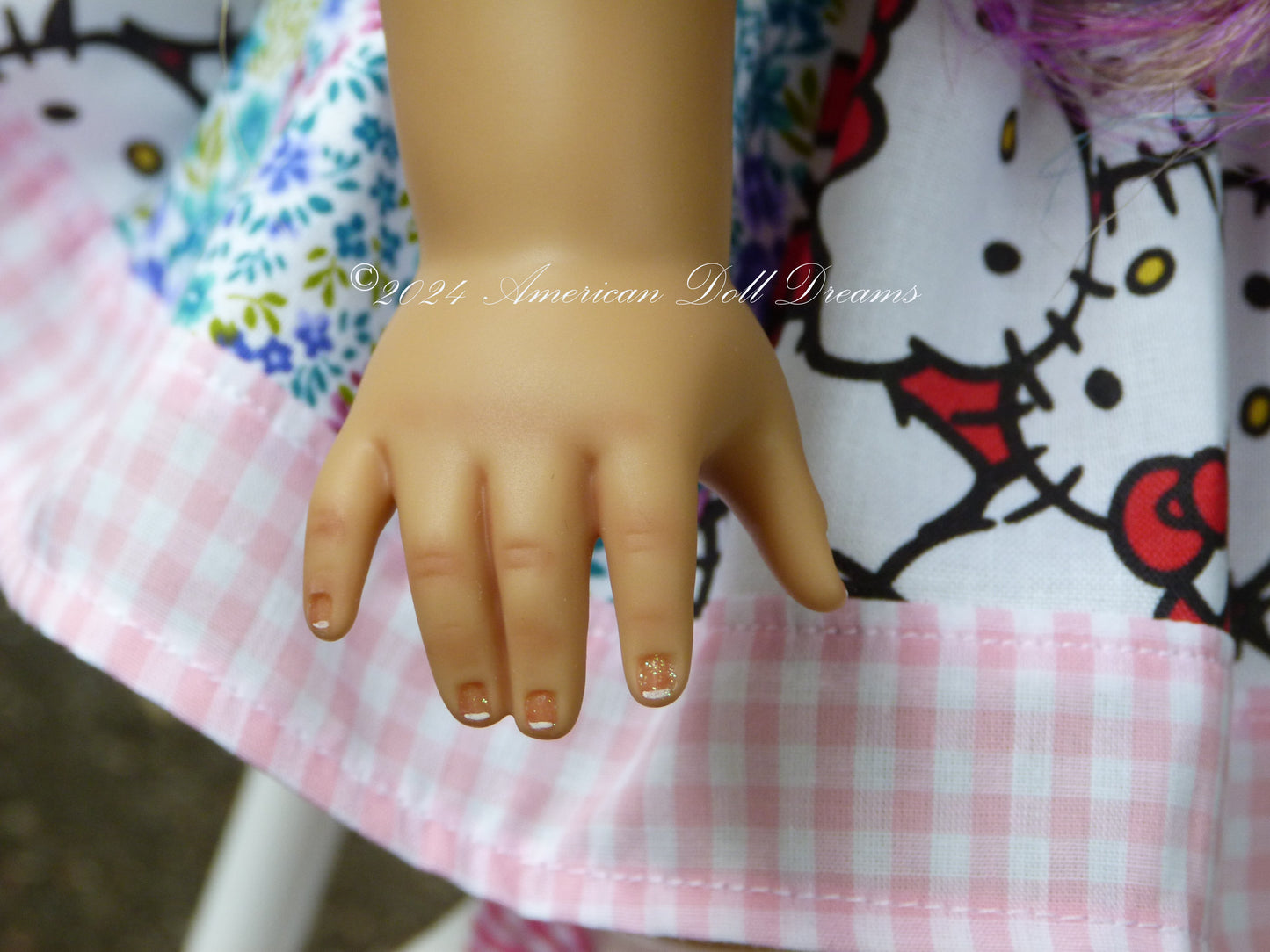 OOAK American Girl 18 Inch Doll Hand Painted Eyes Custom Kitty