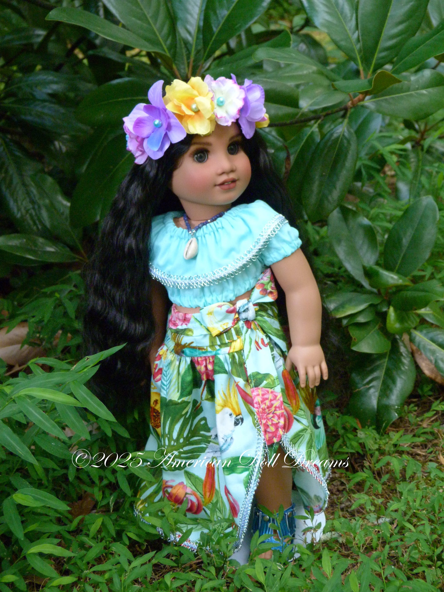 OOAK American Girl Doll - Hawaiian Princess, Lani