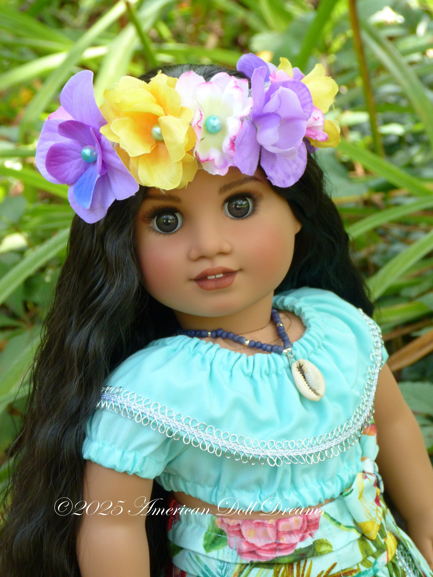 OOAK American Girl Doll - Hawaiian Princess, Lani