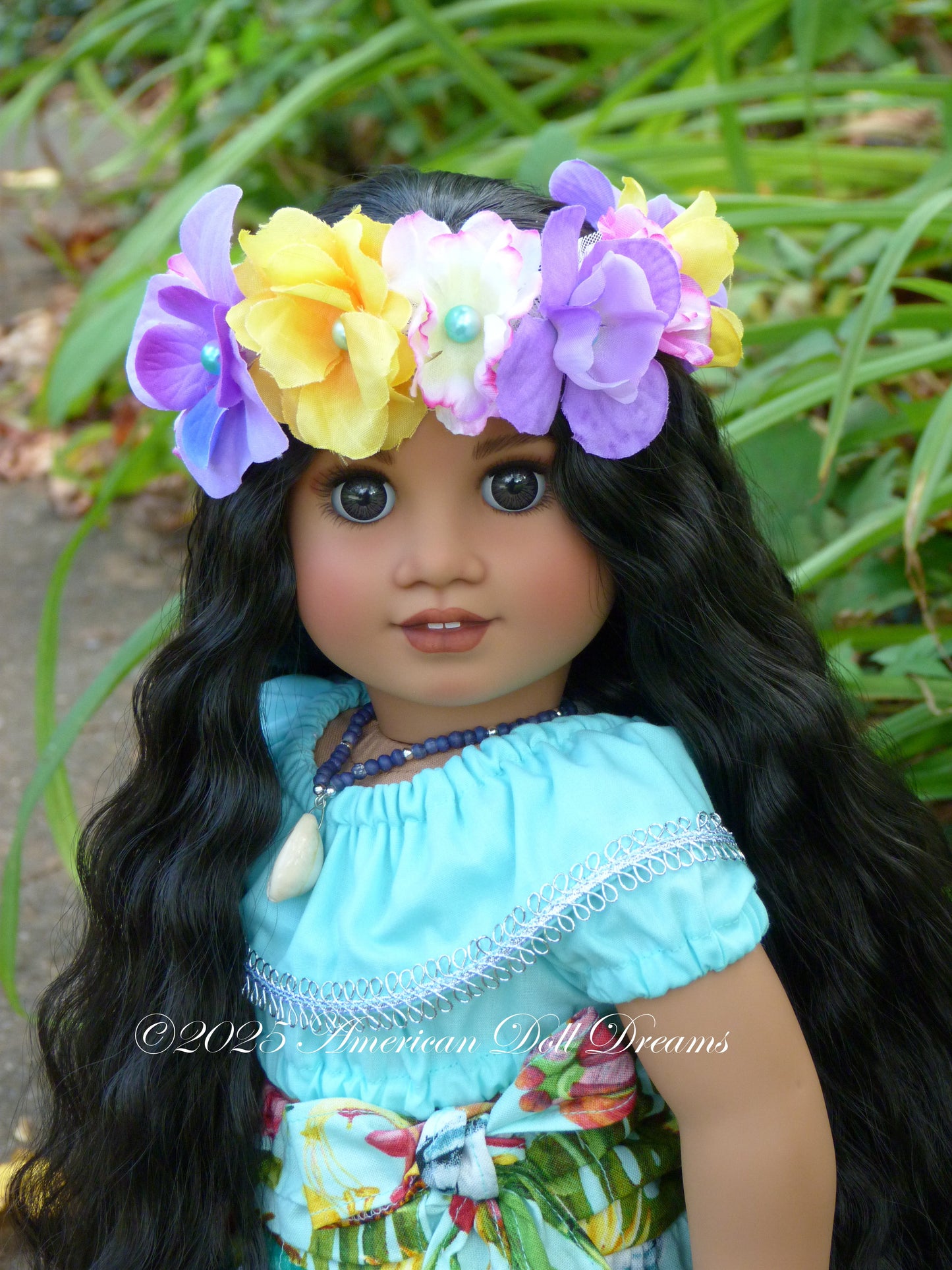 OOAK American Girl Doll - Hawaiian Princess, Lani