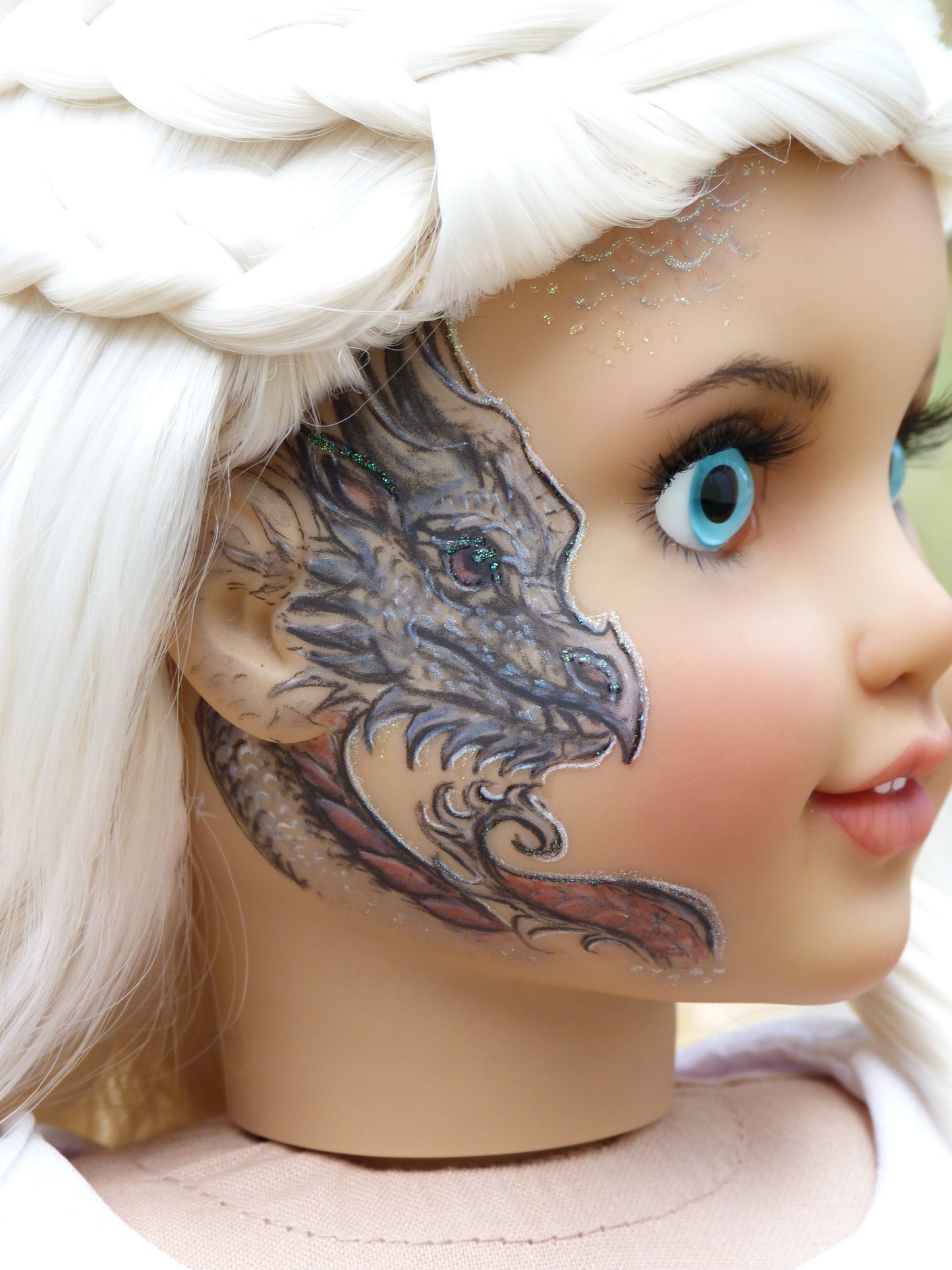 OOAK Dragon Princess Custom American Girl Doll 18 Inch Repaint