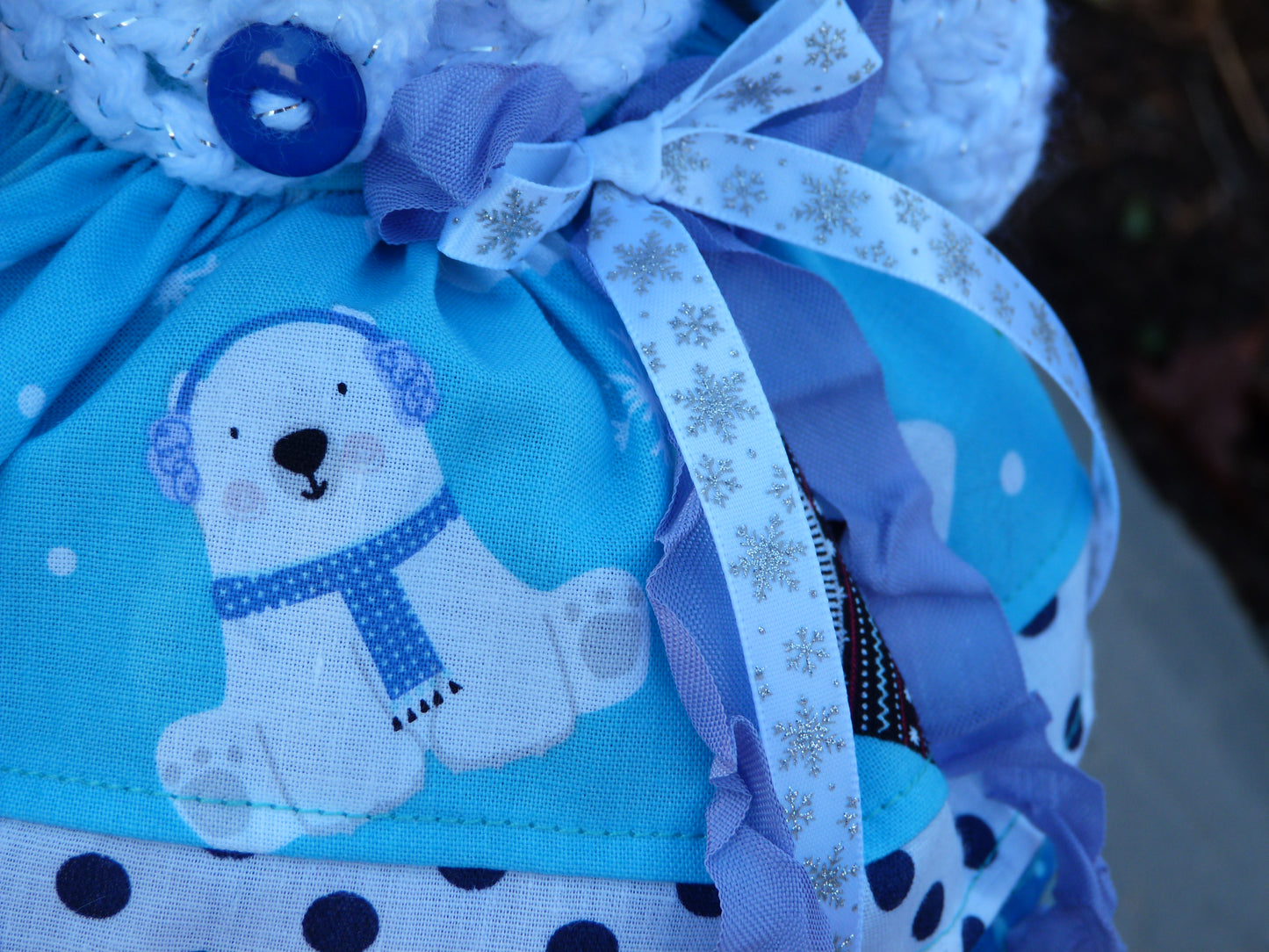 Playful Polar Bear Outfit for Ruby Red Doll