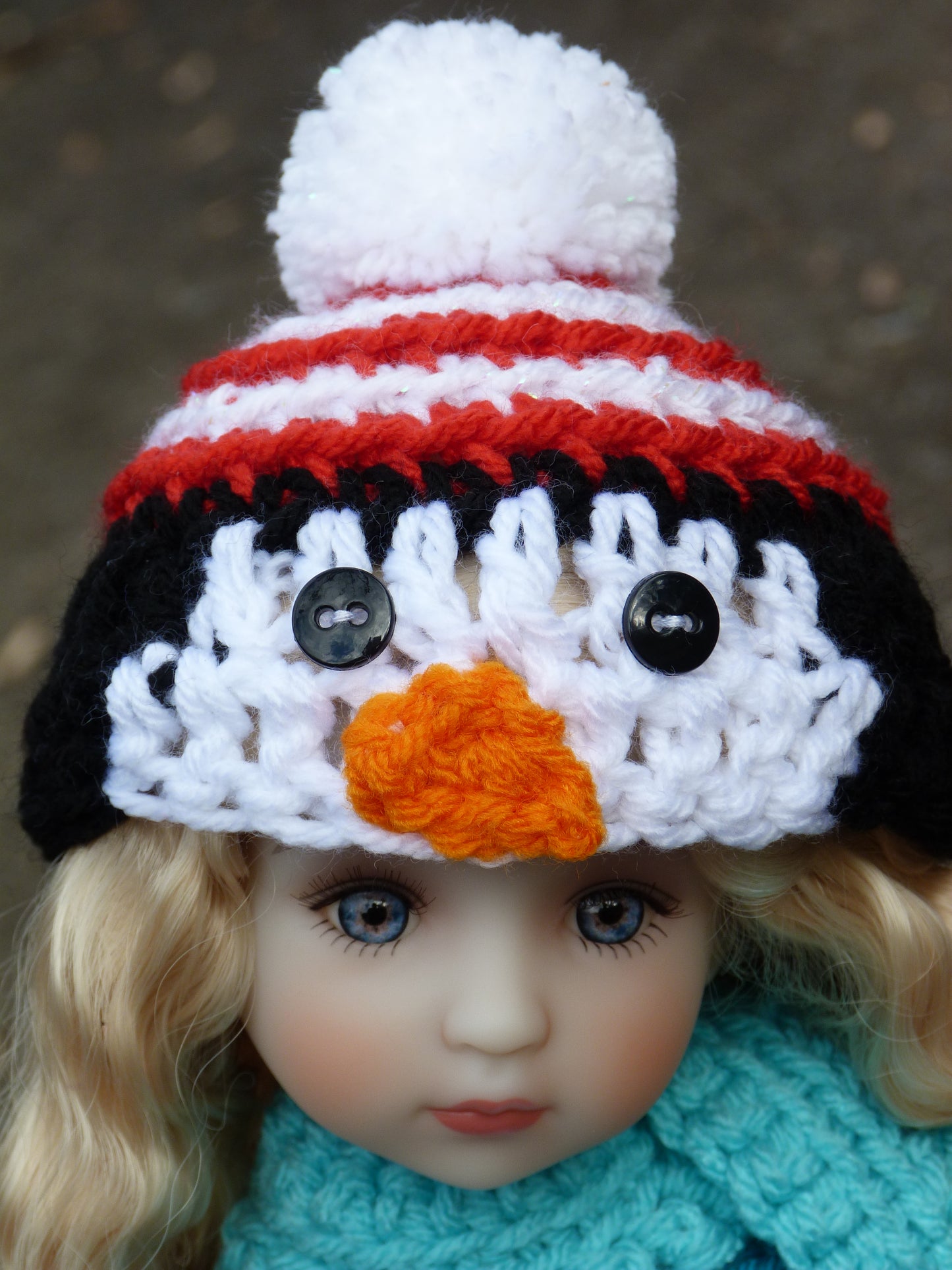 Penguin Hot Cocoa Party Outfit for Ruby Red Doll