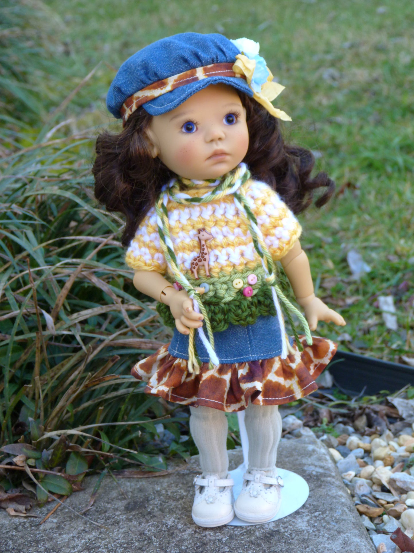 Safari Outfit Handmade to fit 11 Inch Dumpling Meadowdoll Spring Clothes