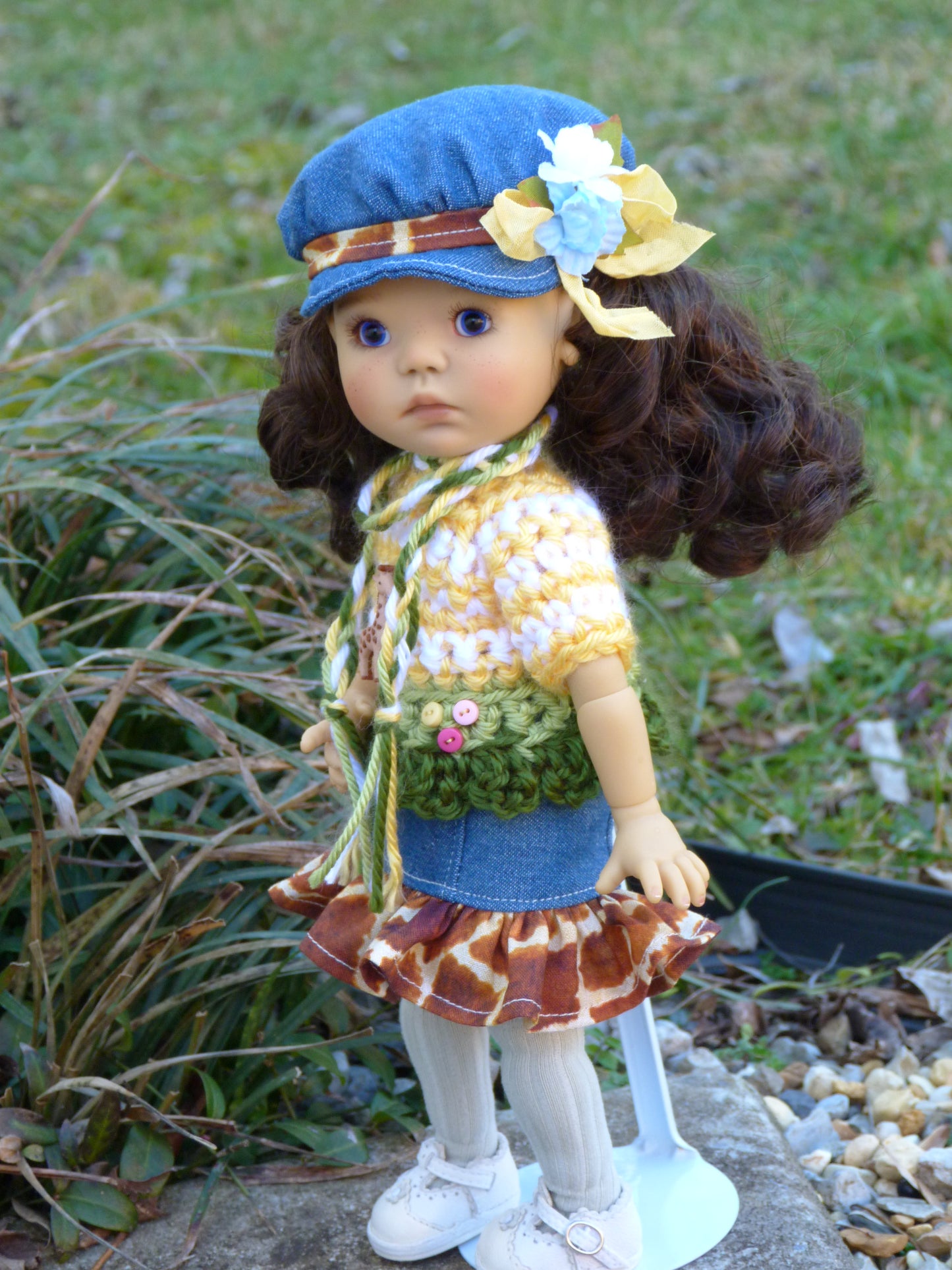 Safari Outfit Handmade to fit 11 Inch Dumpling Meadowdoll Spring Clothes