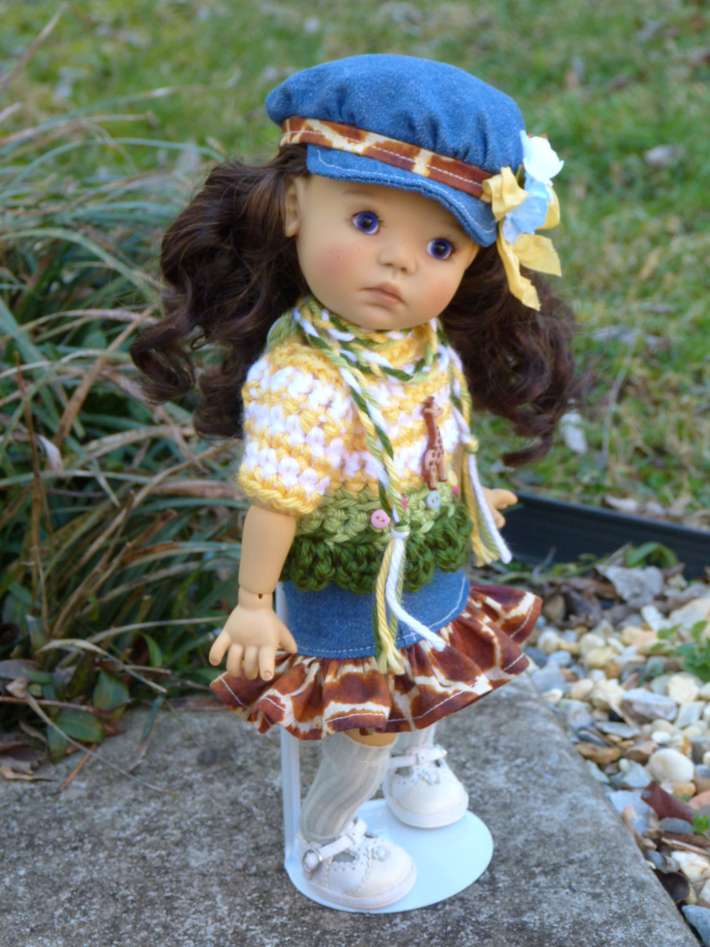 Safari Outfit Handmade to fit 11 Inch Dumpling Meadowdoll Spring Clothes